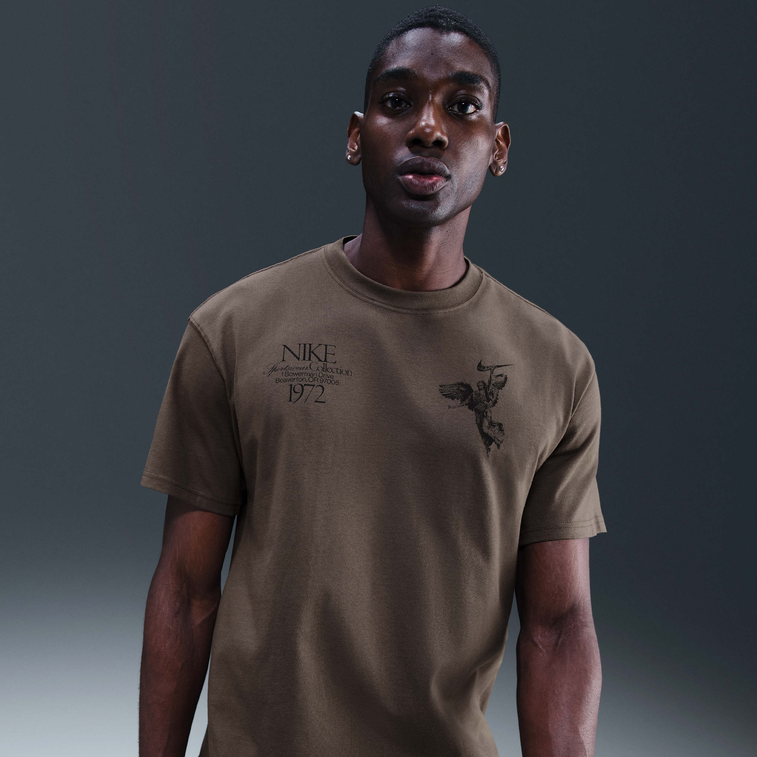 Nike Men's  Sportswear Max90 T-shirt In Brown
