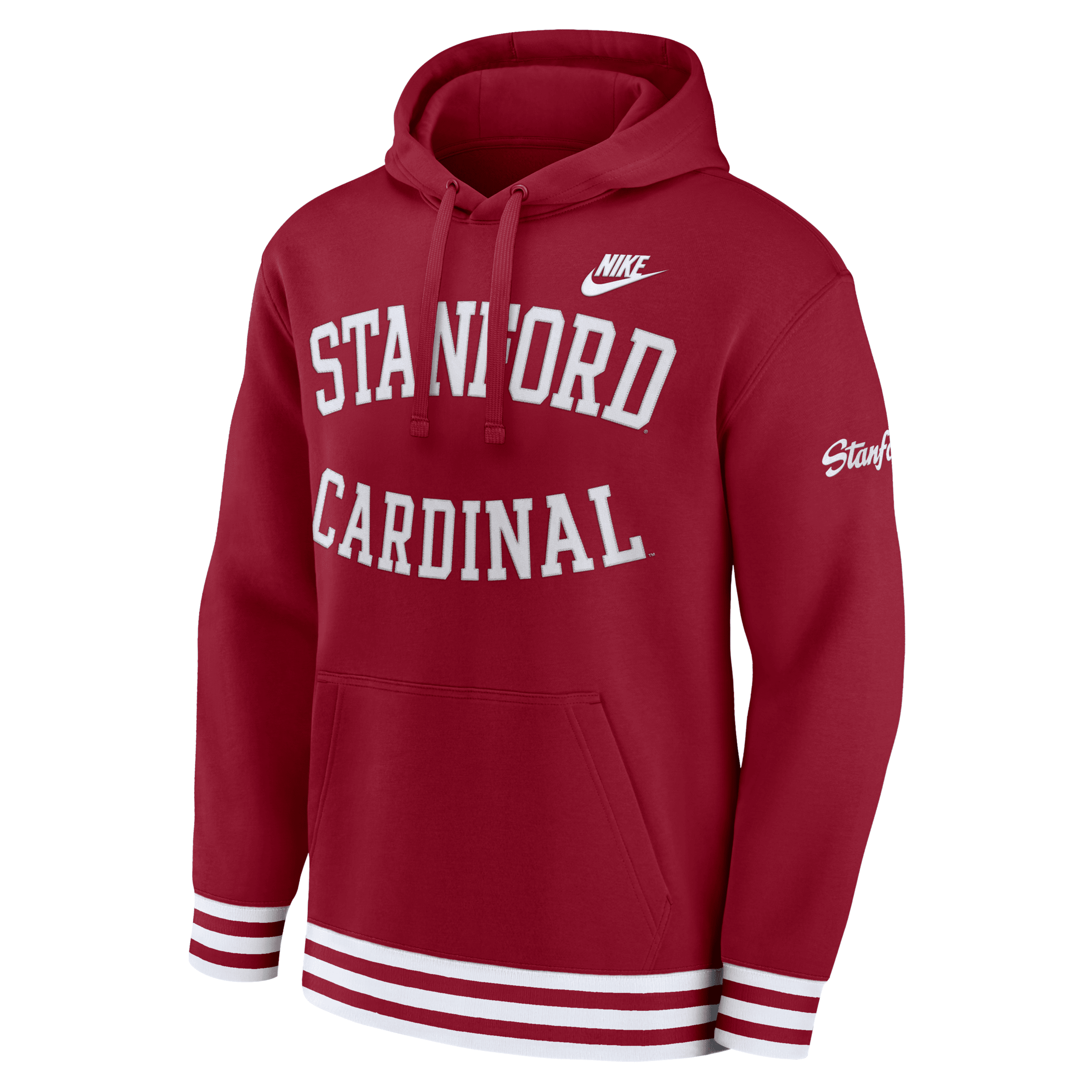 Nike Stanford Cardinal Legacy Retro Menâs Men's College Pullover Hoodie In Red