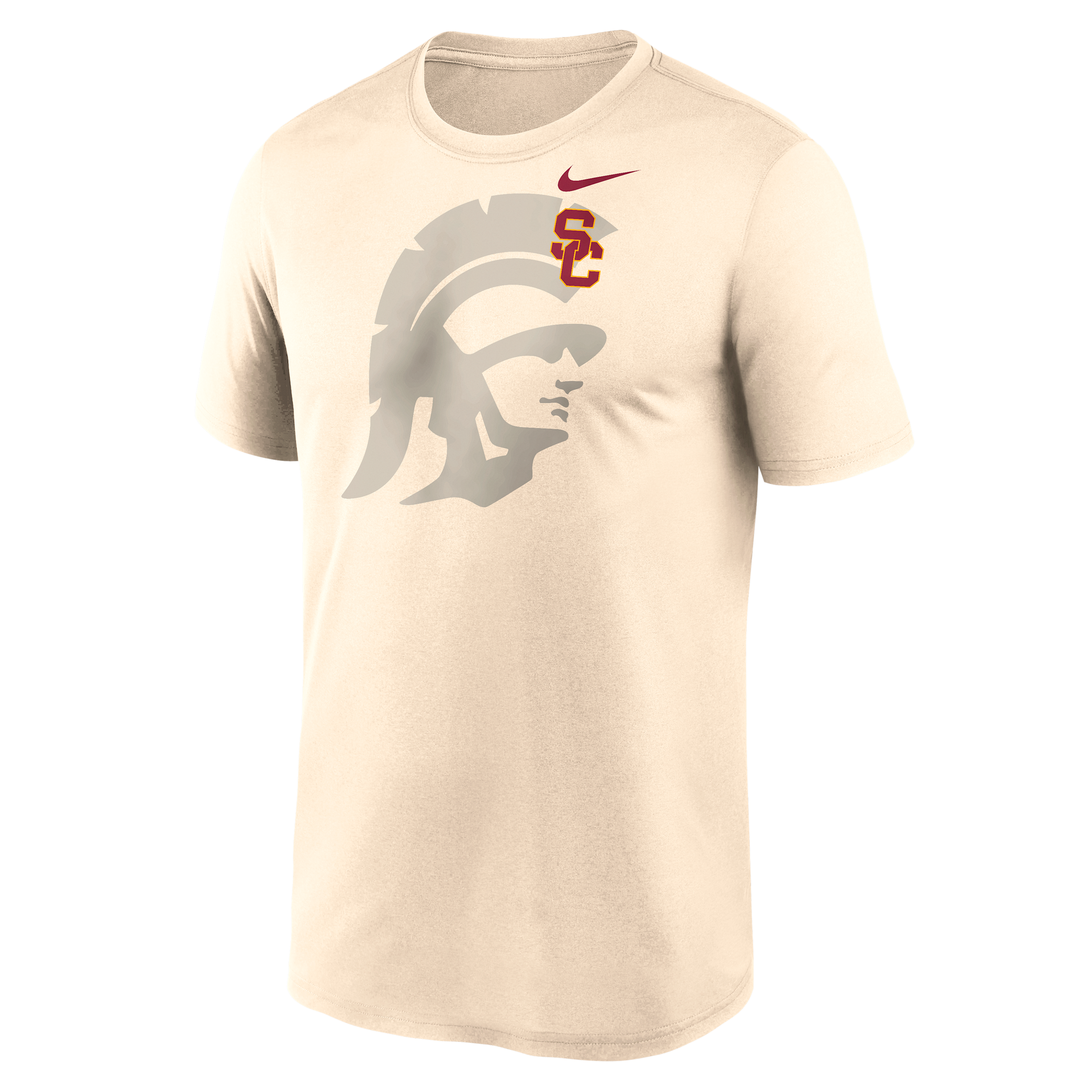 Nike Natural Usc Trojans Campus Shadow Legend Performance T-shirt In Neutral