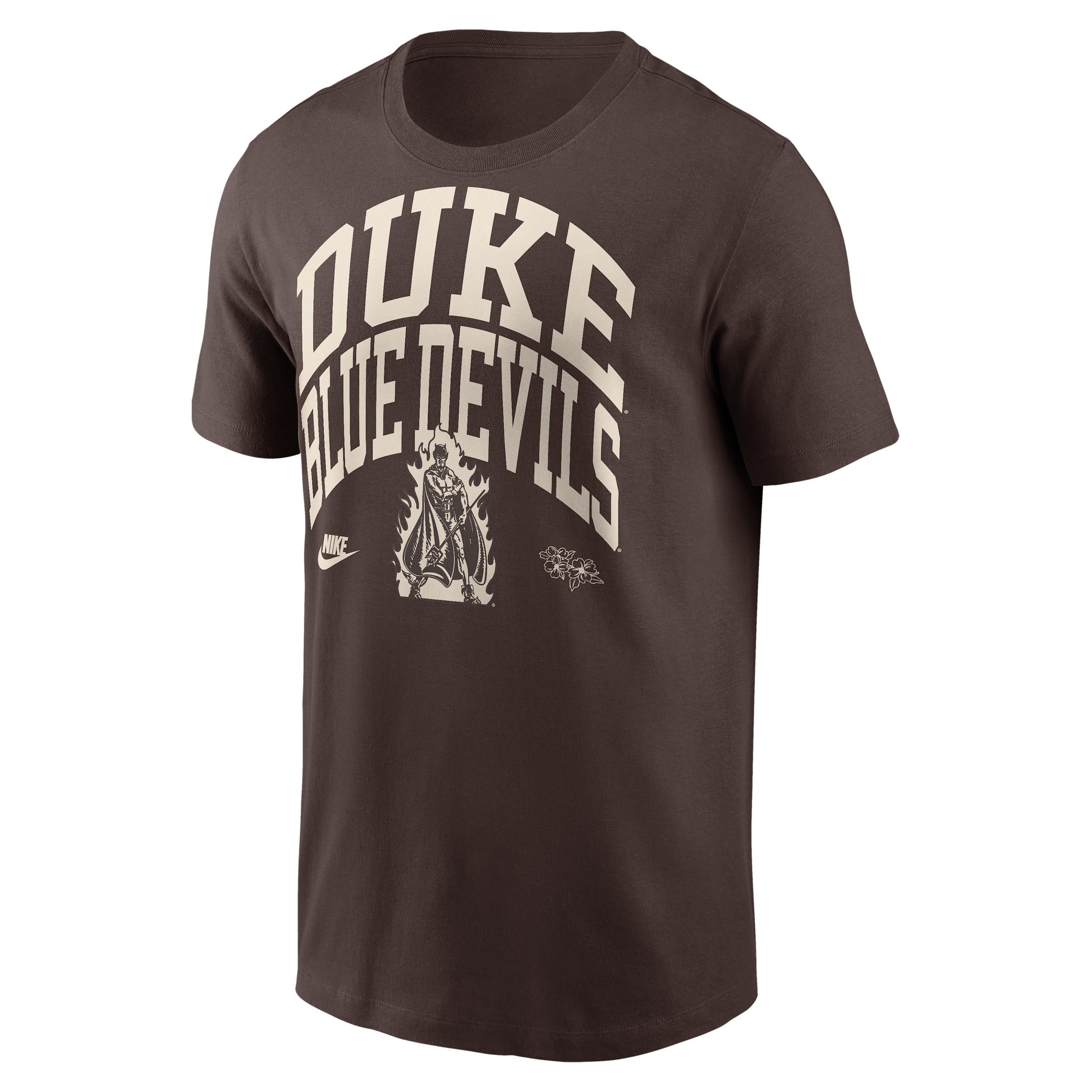 Duke Bold Nike Men's College T-Shirt in Brown | N19920QDUV-V4P