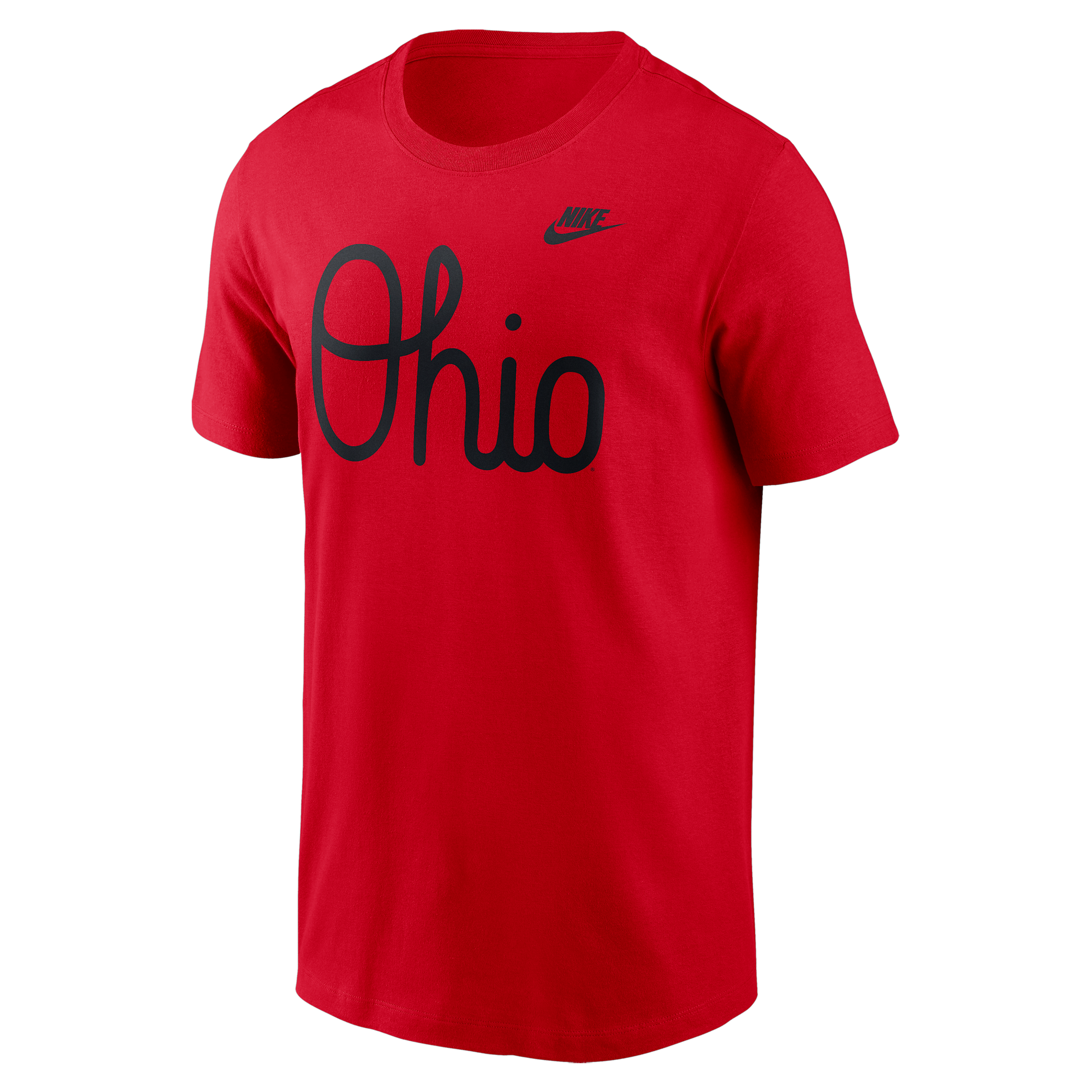 Ohio State Vintage Script Nike Men's College T-Shirt in Red | N19965NOBV-2G4