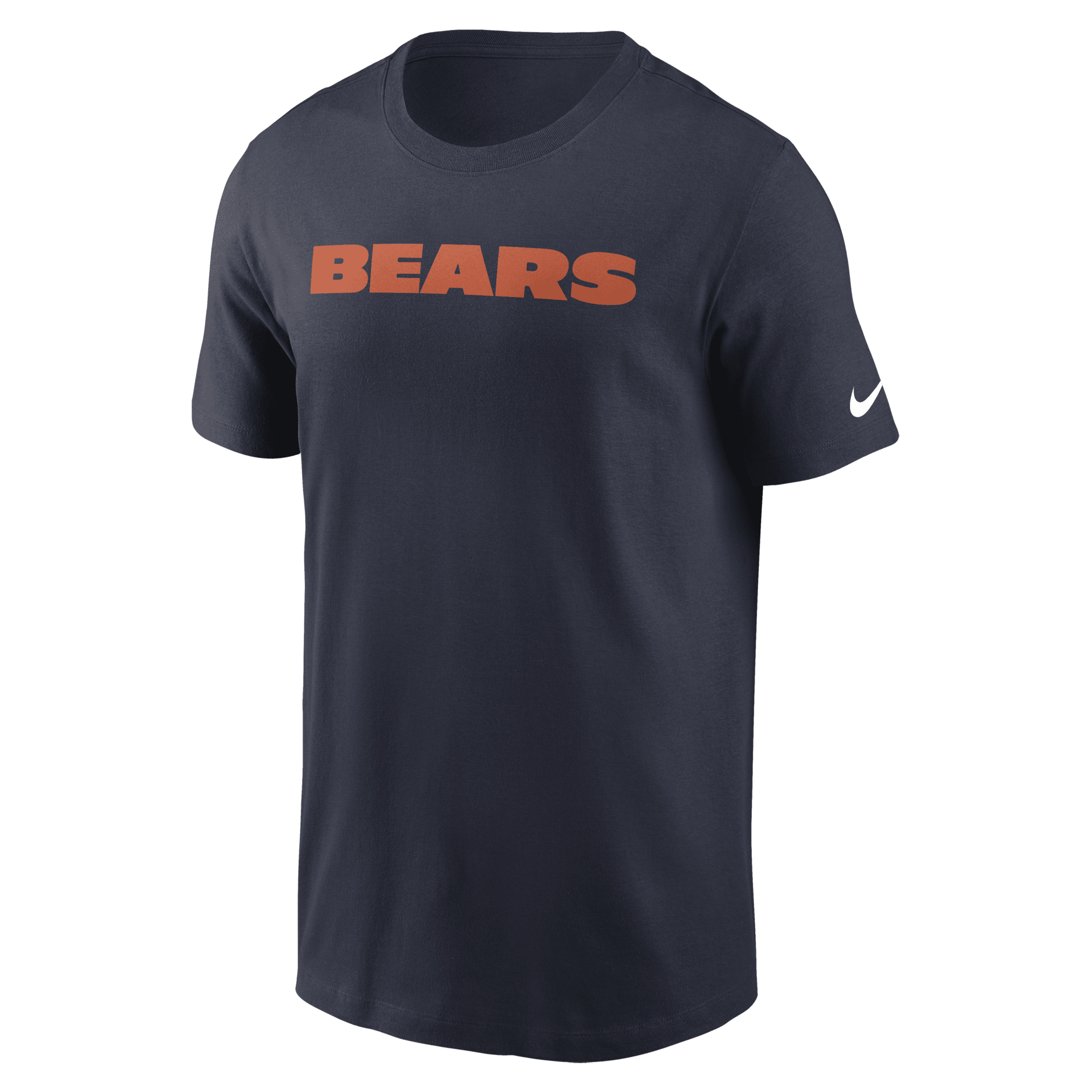 Nike Chicago Bears Primetime Wordmark Essential  Men's Nfl T-shirt In Blue