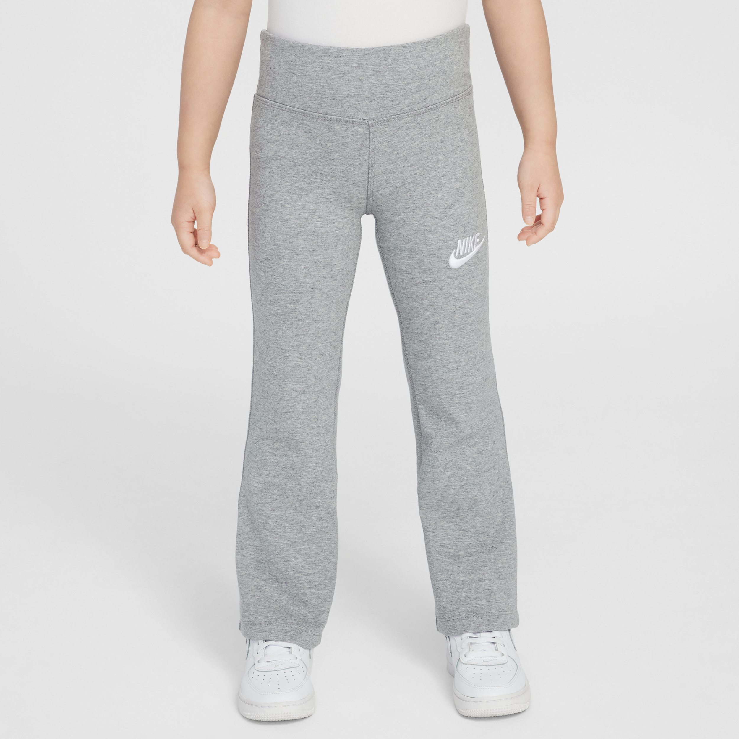 Nike Little Kids' Dri-fit Flared Leggings In Grey