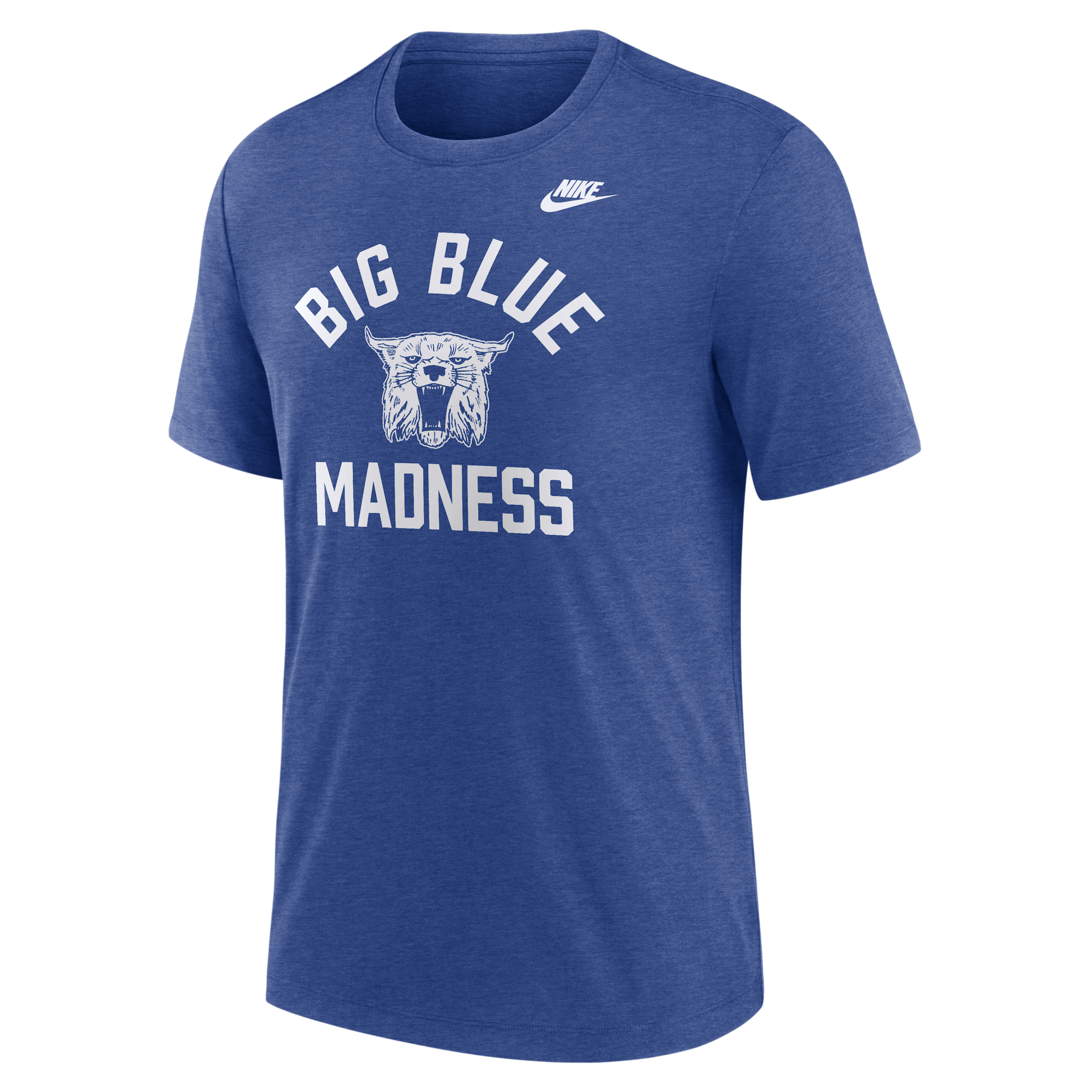 Nike Men's Heather Royal Kentucky Wildcats Legacy Mantra Tri-Blend T-Shirt - Heather Royal