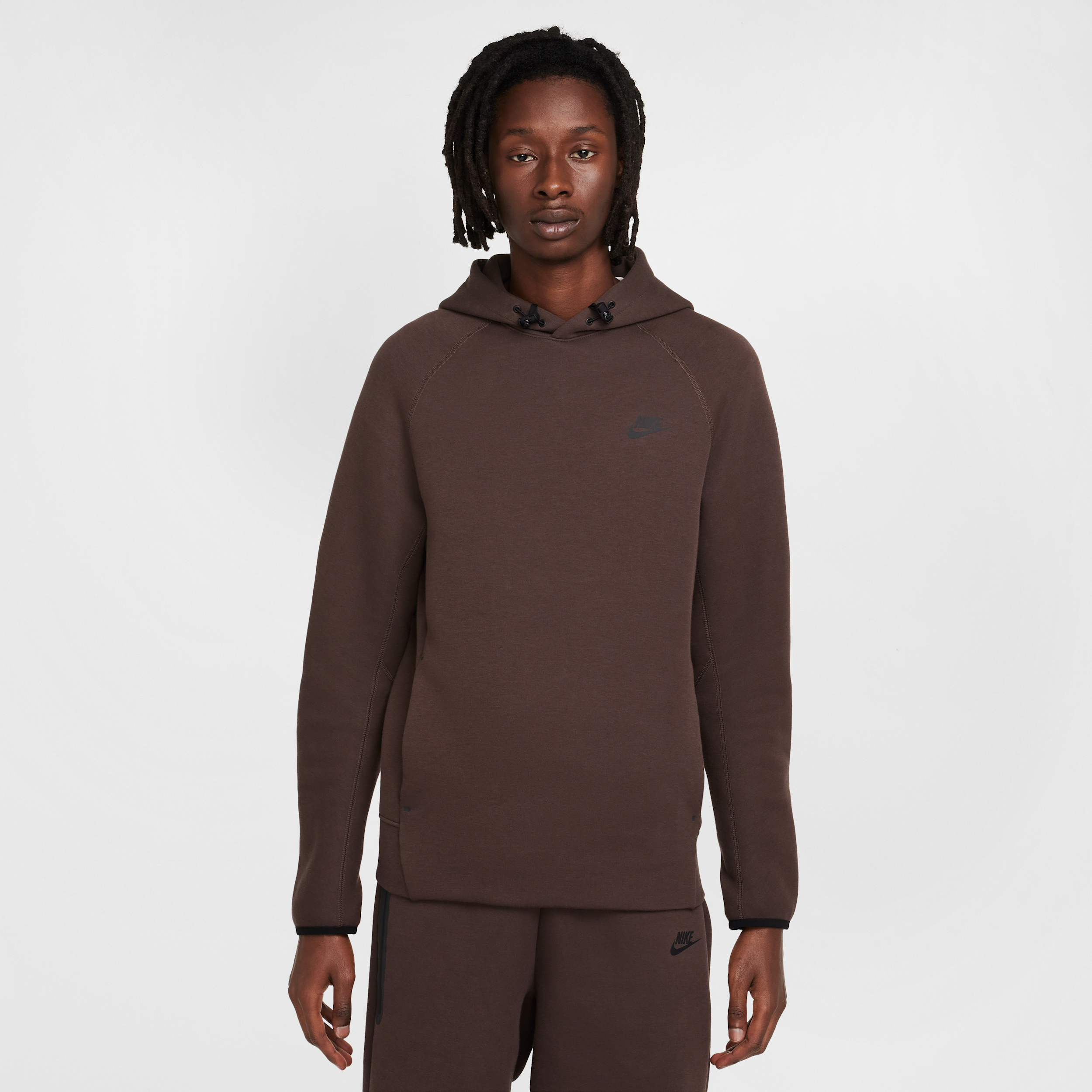 Nike Men's Sportswear Tech Fleece Pullover Hoodie In Brown