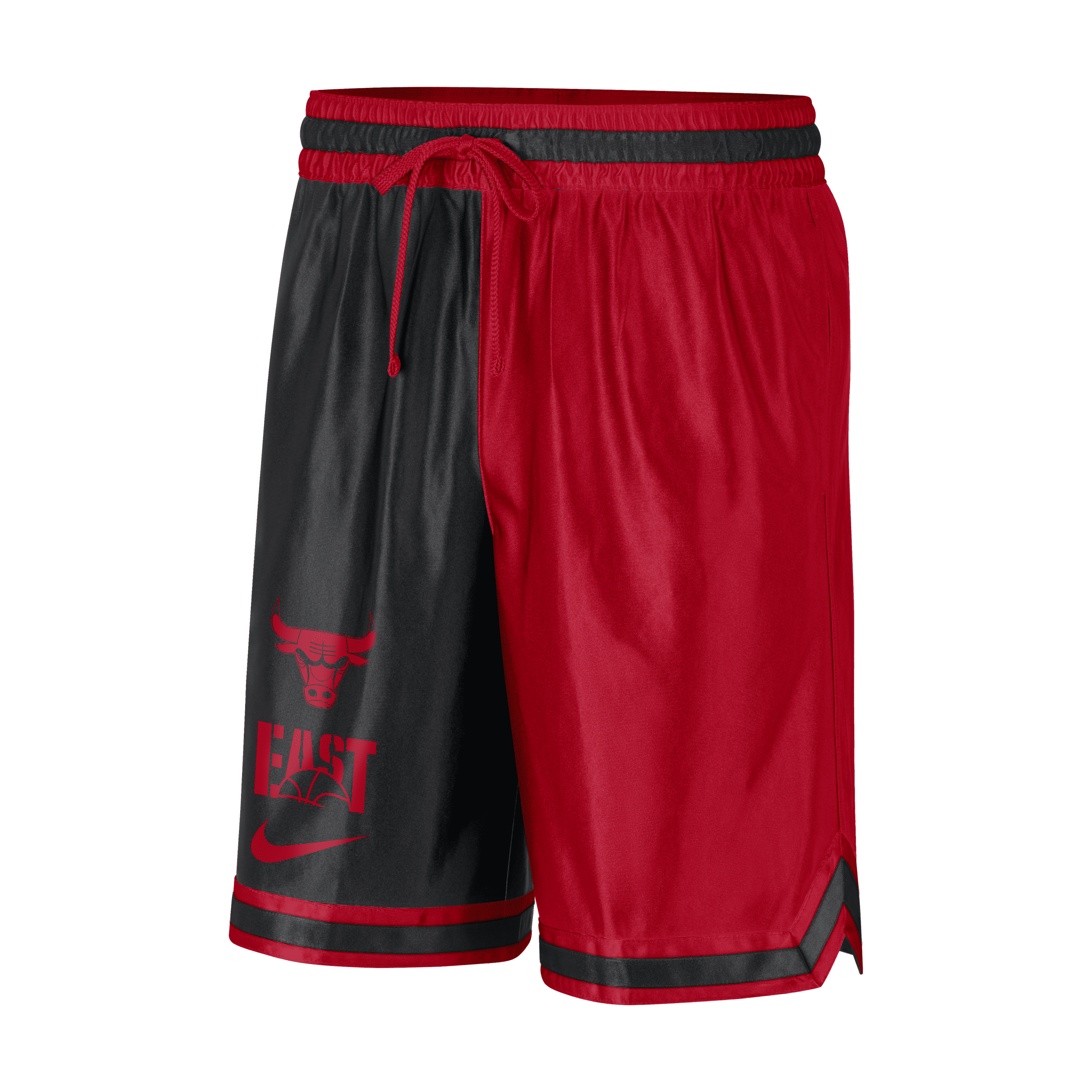Shop Nike Chicago Bulls Courtside  Men's Dri-fit Nba Graphic Shorts In Red
