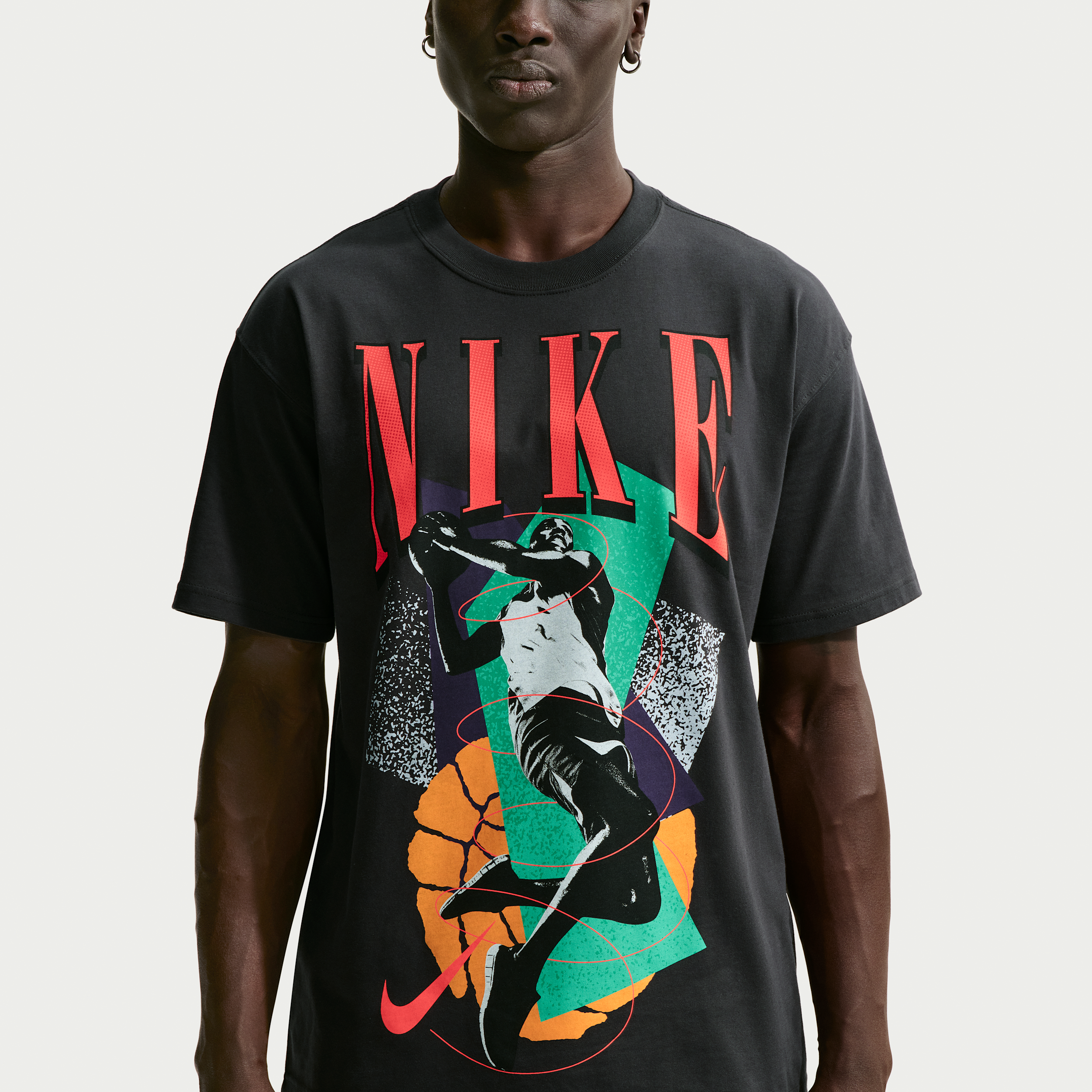 Nike Men's Basketball T-Shirt in Black | IH4131-010