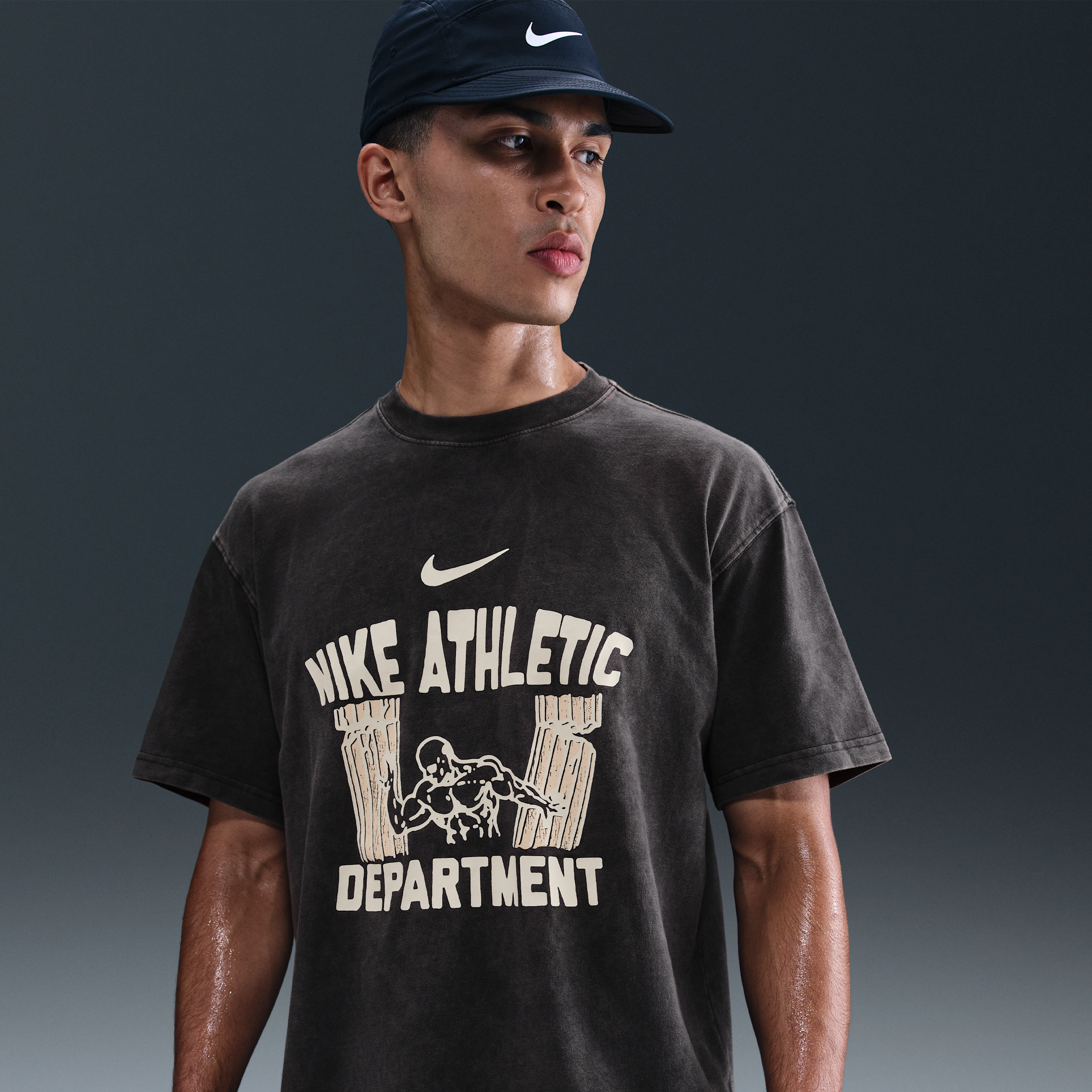 Nike Men's Max90 T-shirt In Black