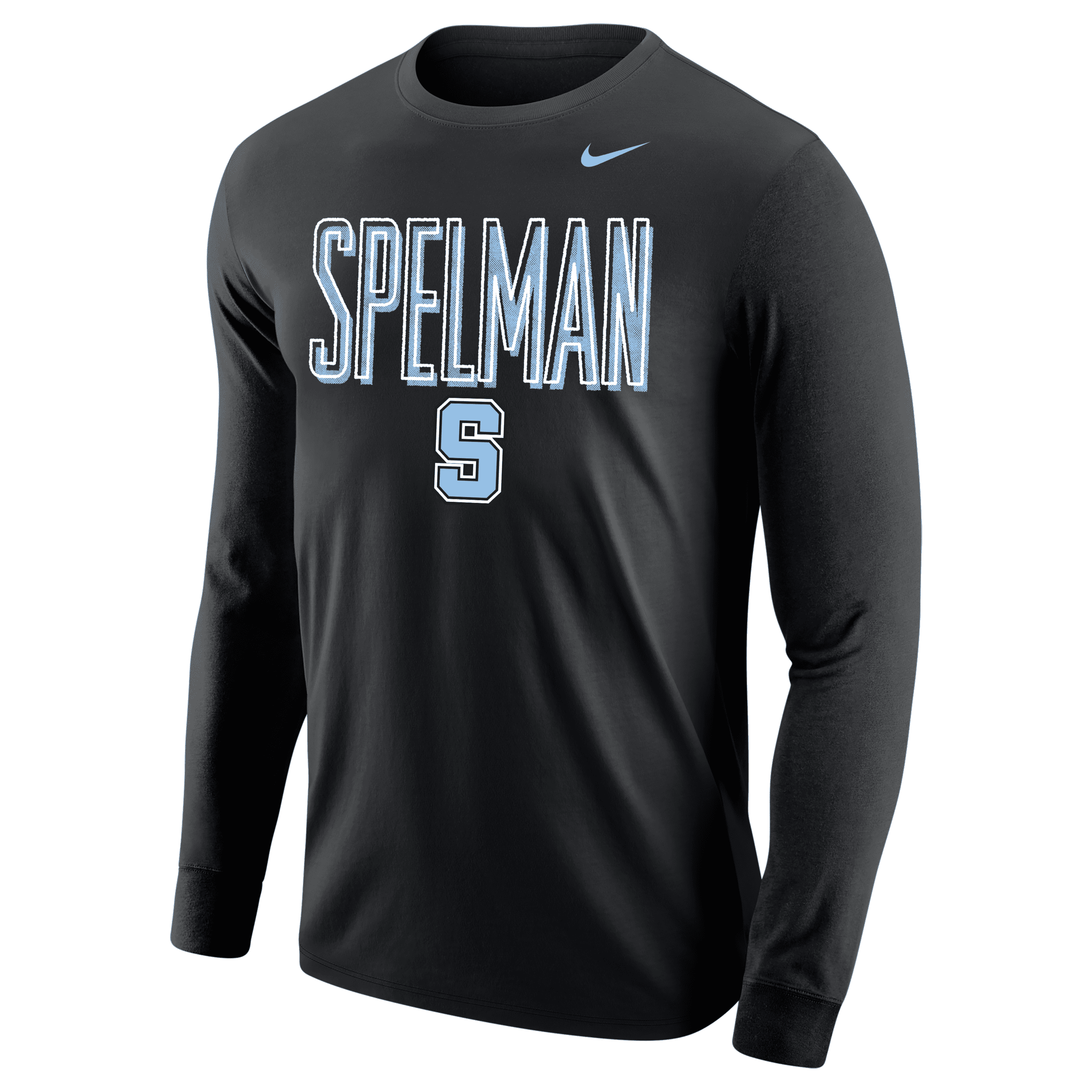 Nike Men's College (spelman College) Long-sleeve T-shirt In Black