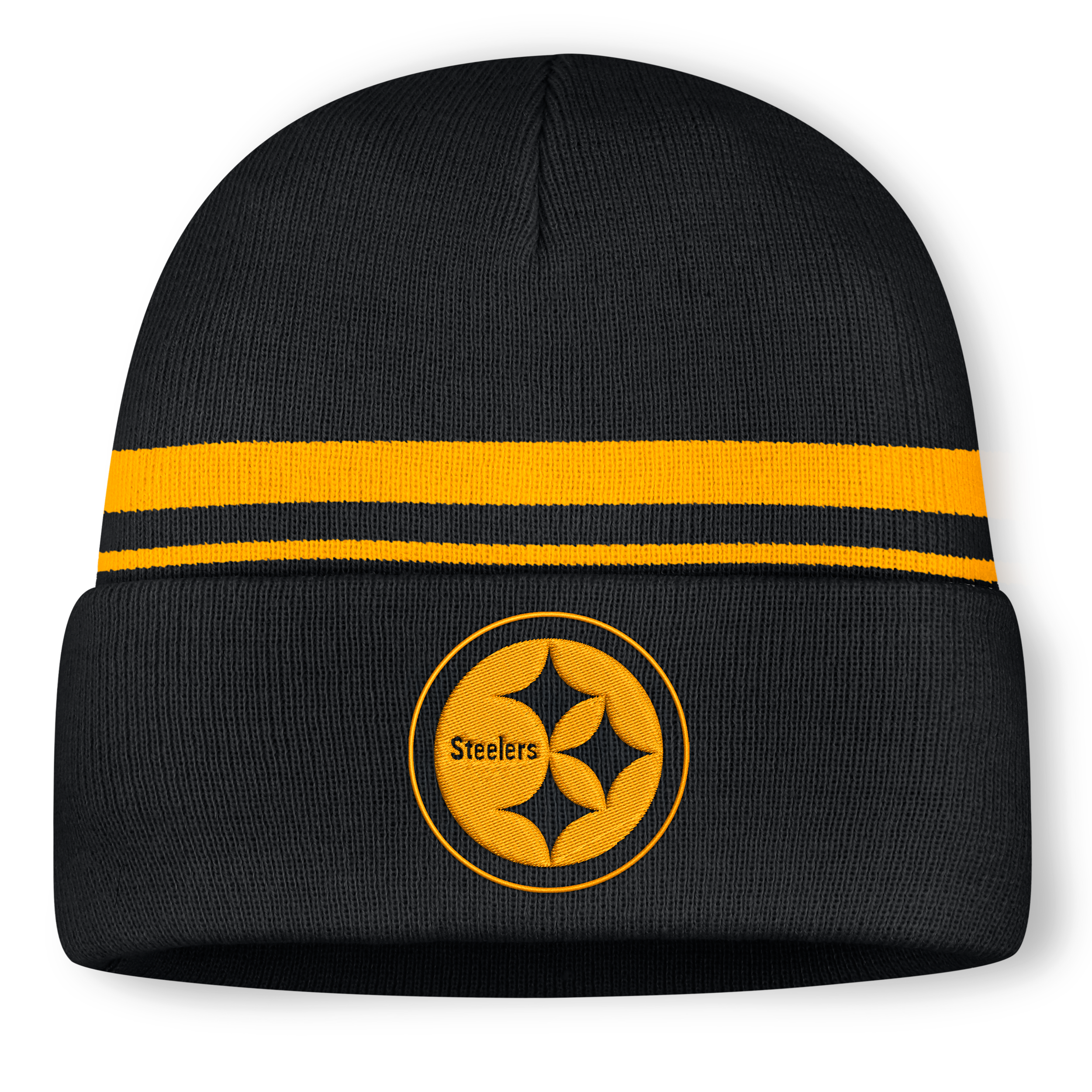 Pittsburgh Steelers Primetime Utility Nike Men's NFL Cuffed Beanie in Black | NF40057Y7L-10L