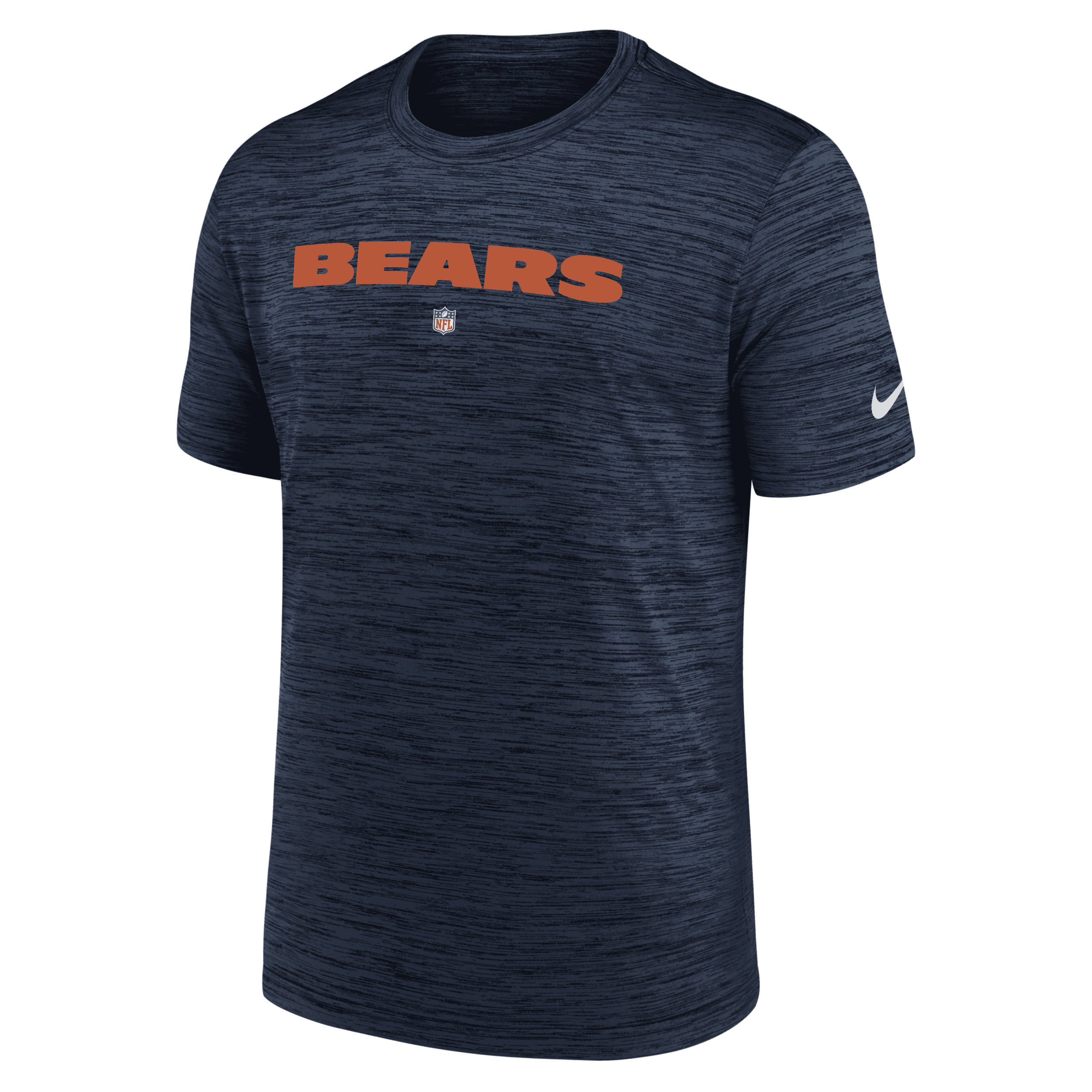Shop Nike Men's Dri-fit Sideline Velocity (nfl Chicago Bears) T-shirt In Blue