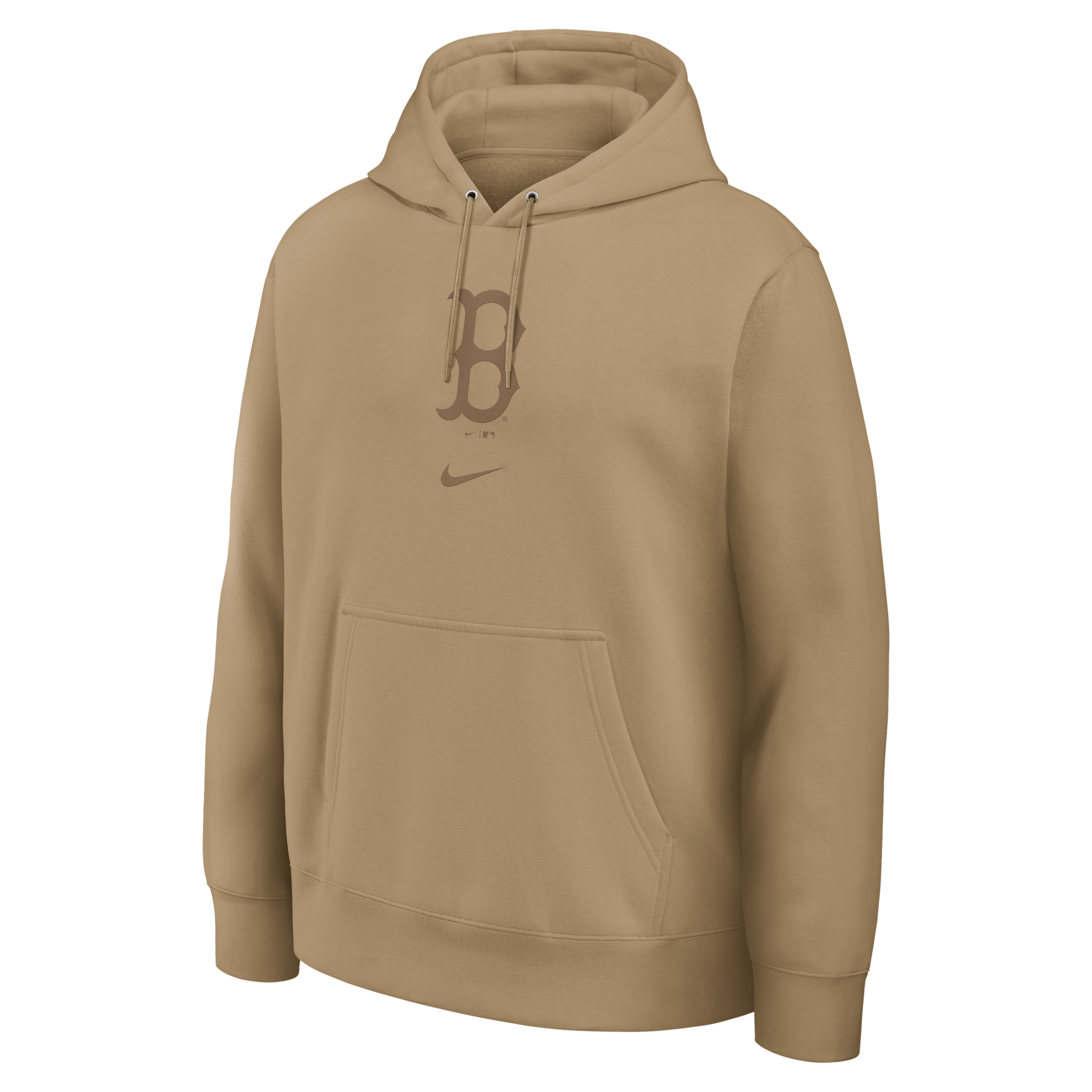 Boston Red Sox Washed Club Nike Men's MLB Pullover Hoodie in Brown | 16TW2FEBQ-DQ6