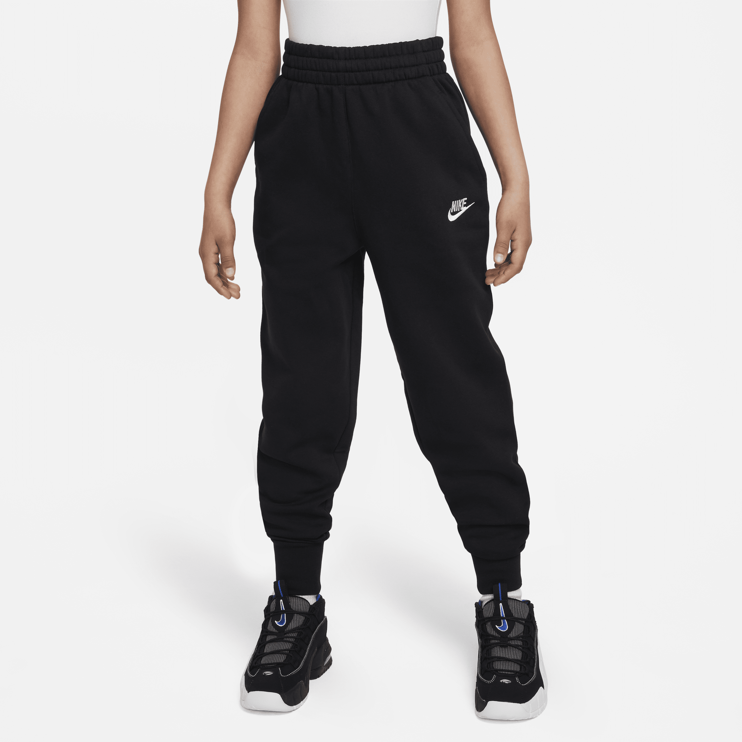 Nike Black Sportswear Phoenix Lounge Pants In Black