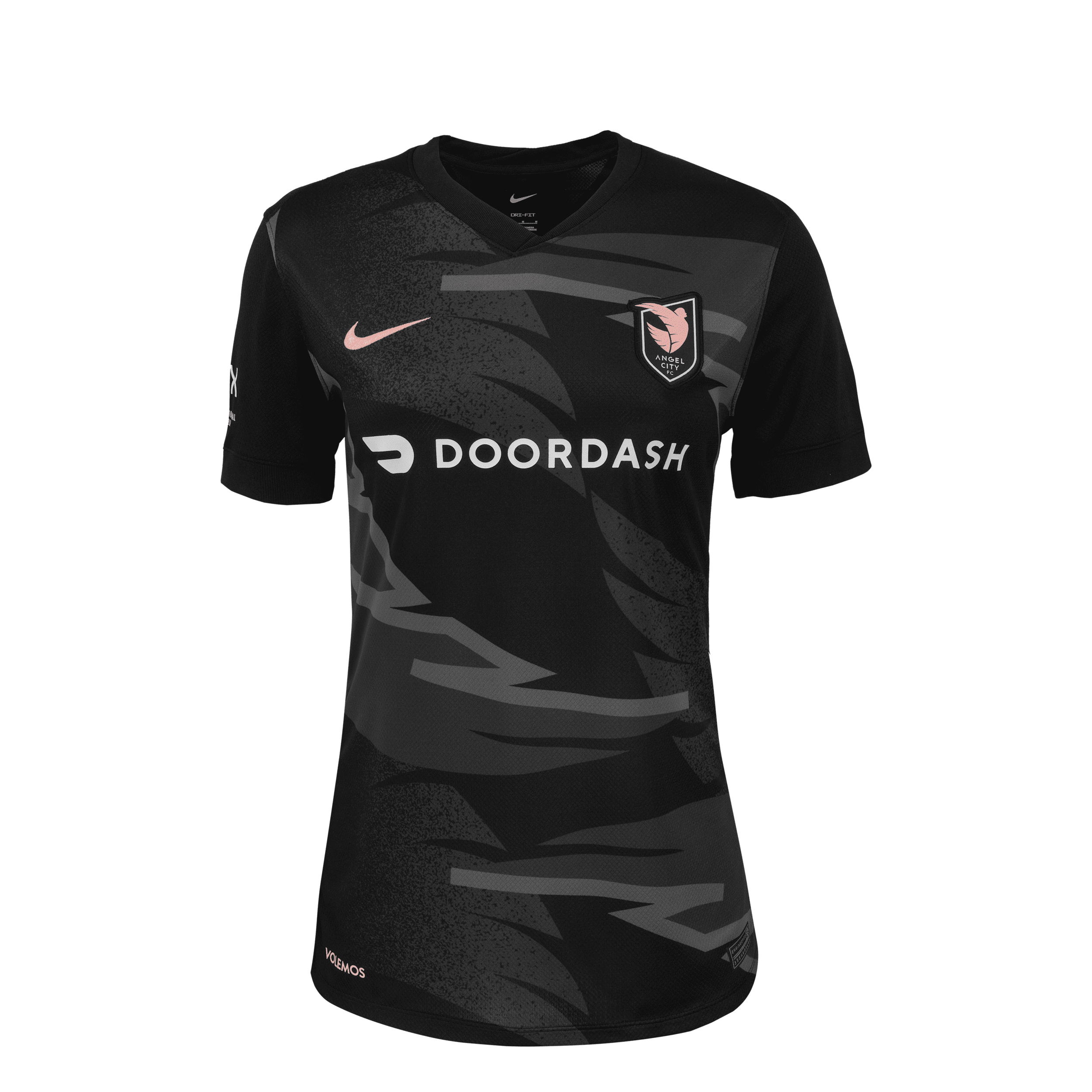 Nike Angel City Fc 2025 Stadium Home  Women's Dri-fit Nwsl Replica Jersey In Black