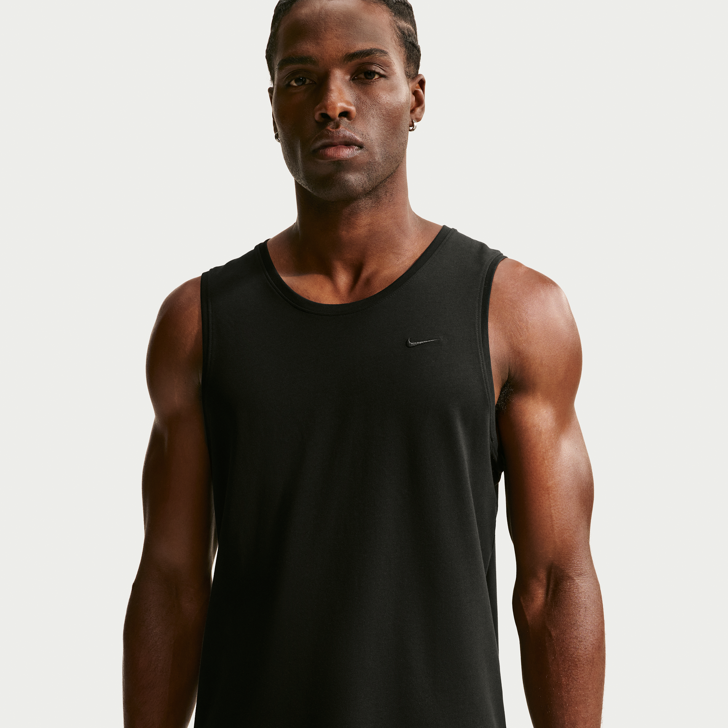 Nike Men's Primary Dri-FIT Versatile Tank Top in Black | DV9833-010