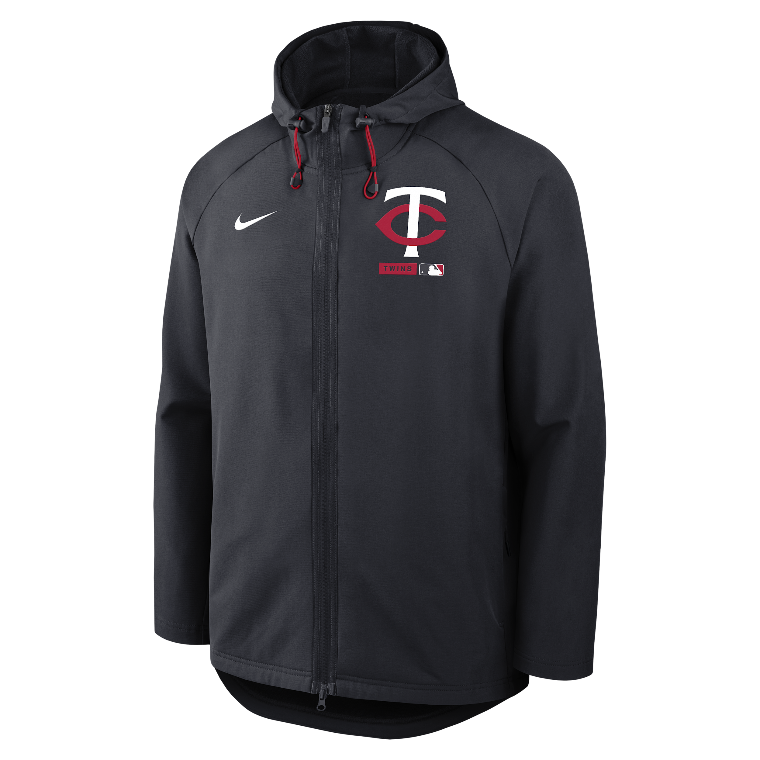 Minnesota Twins Authentic Collection Nike Men's Therma-FIT MLB Full-Zip Hooded Jacket in Blue | 04HC195NTIS-FHP