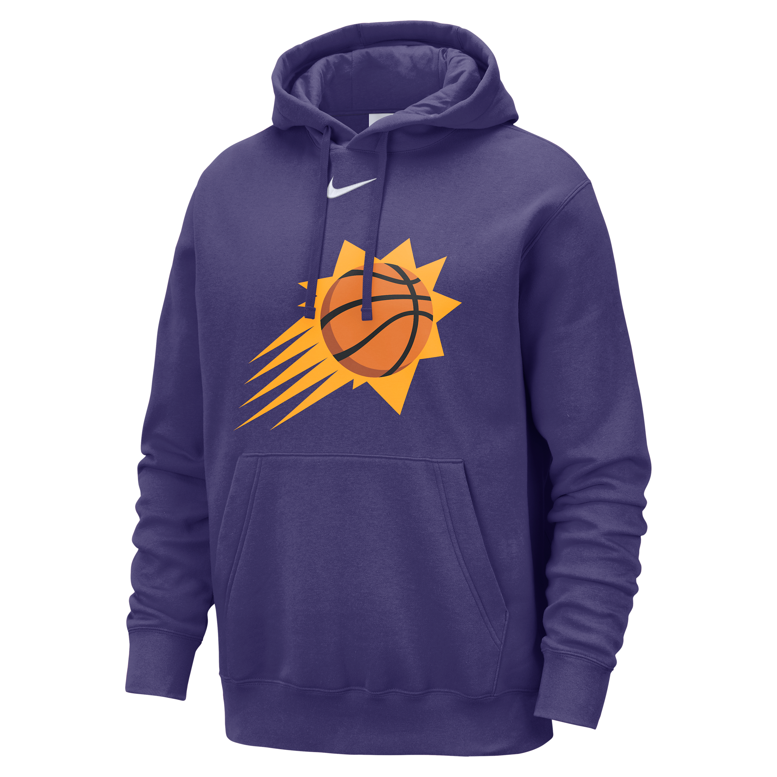 Nike Phoenix Suns Club  Men's Nba Pullover Hoodie In Purple