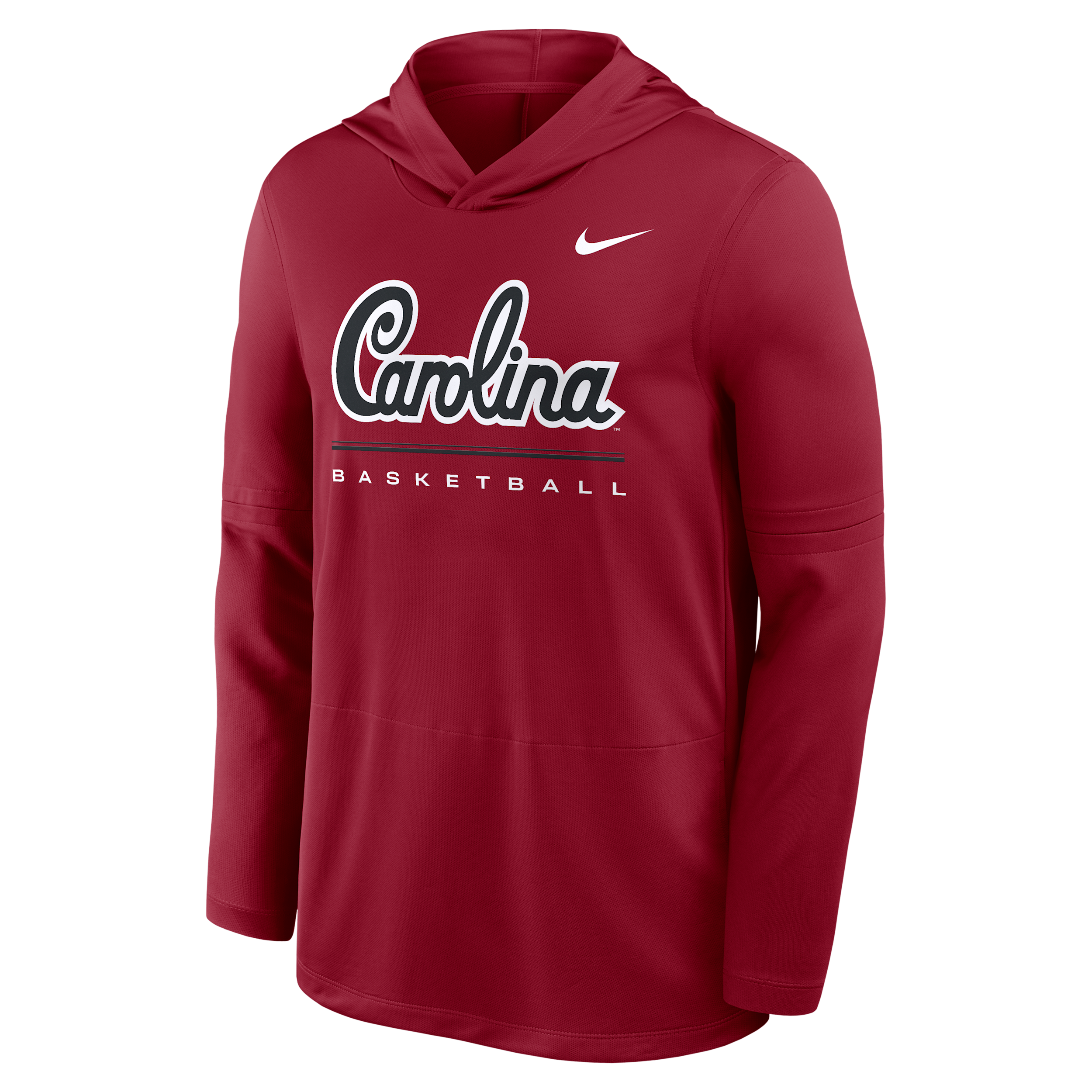 South Carolina Sideline Basketball Nike Men's Dri-FIT College Long-Sleeve Hooded Top in Red | IW4951-613