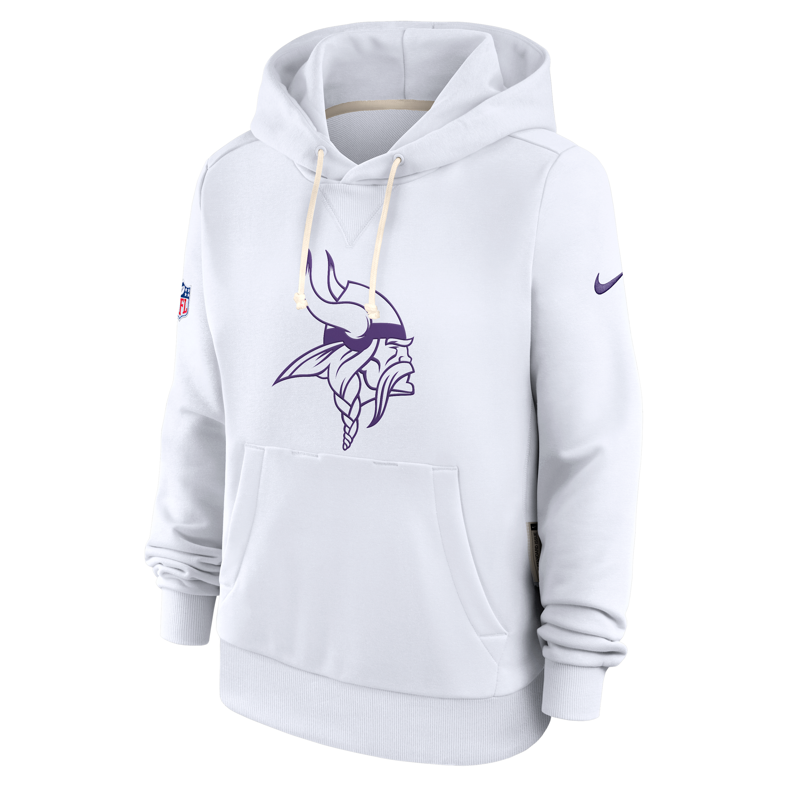 Nike Minnesota Vikings Alt 2 Pack  Women's Dri-fit Nfl Pullover Hoodie In White