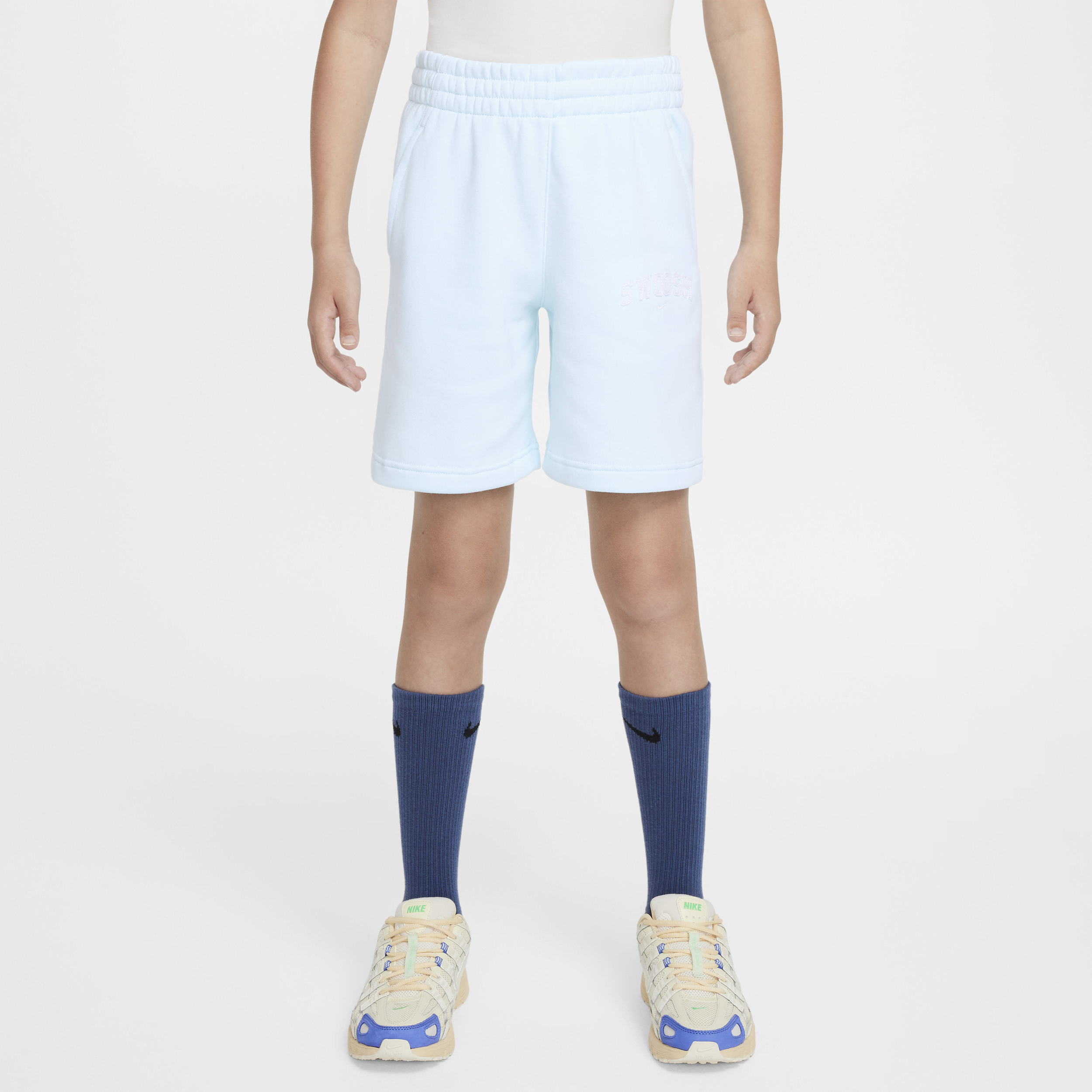Nike Sportswear Club Big Kids' Shorts In Blue