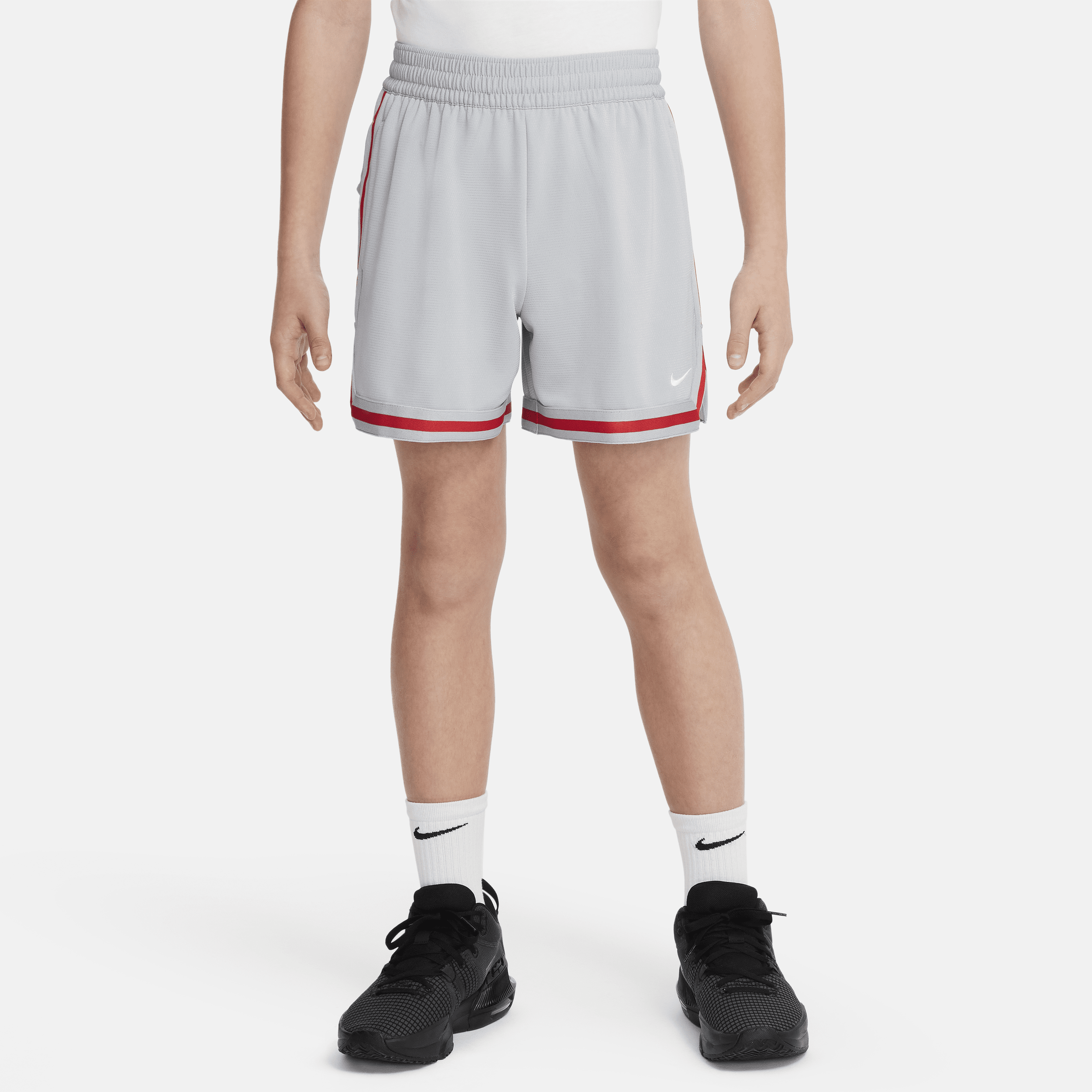 Shop Nike Dna Big Kids' 5" Basketball Shorts In Grey