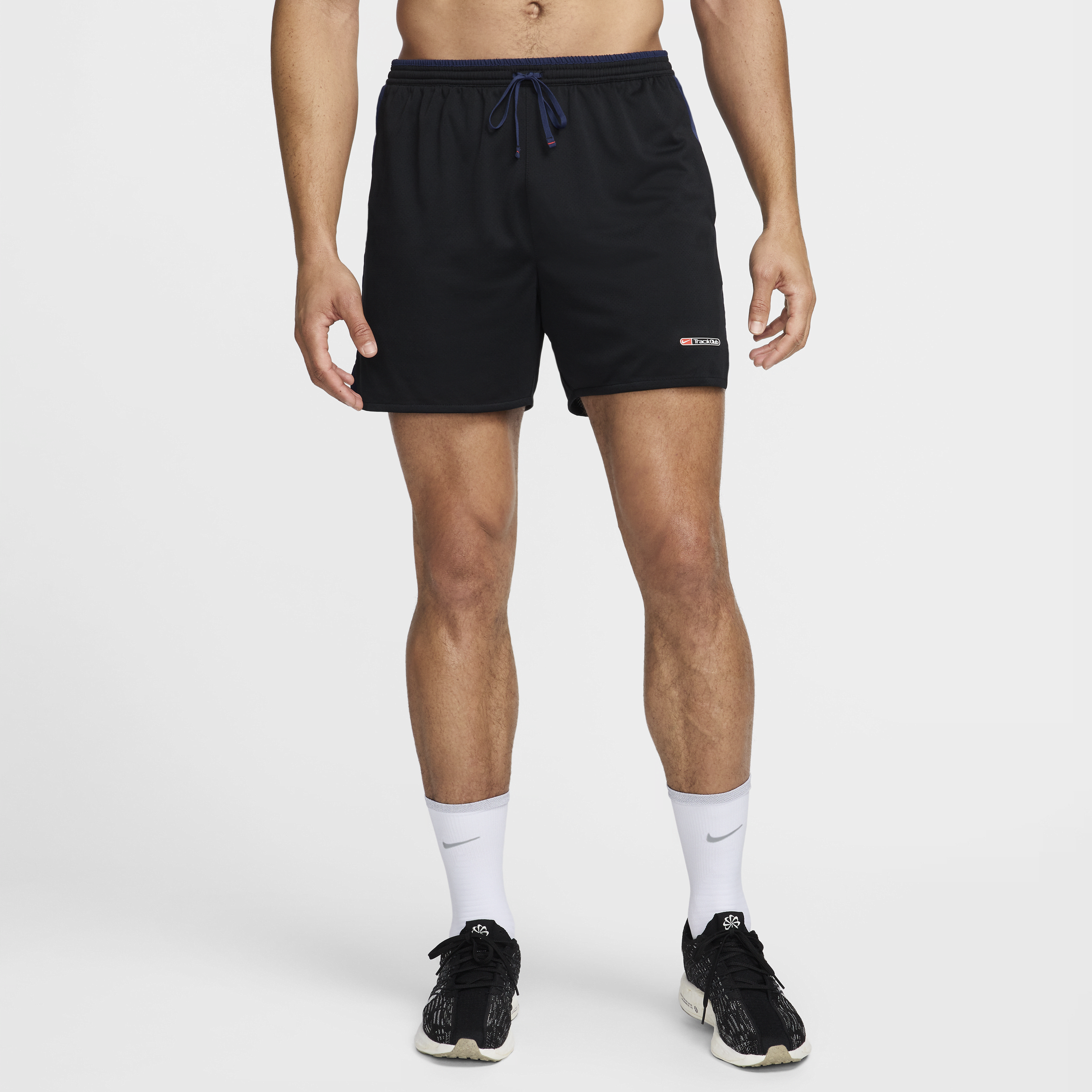 Shop Nike Men's Track Club Dri-fit 5" Brief-lined Running Shorts In Black