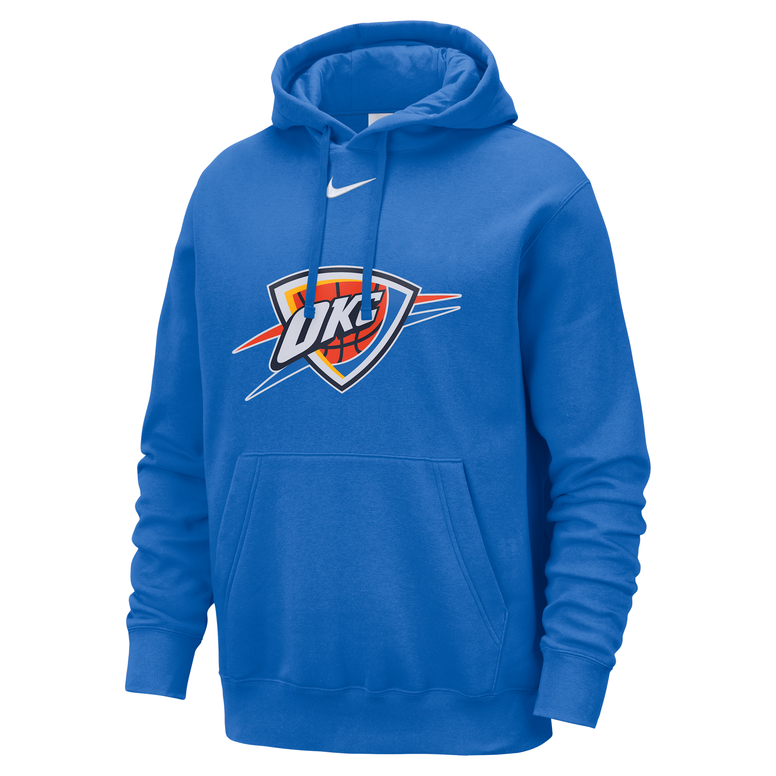 Nike Oklahoma City Thunder Club  Men's Nba Pullover Hoodie In Blue