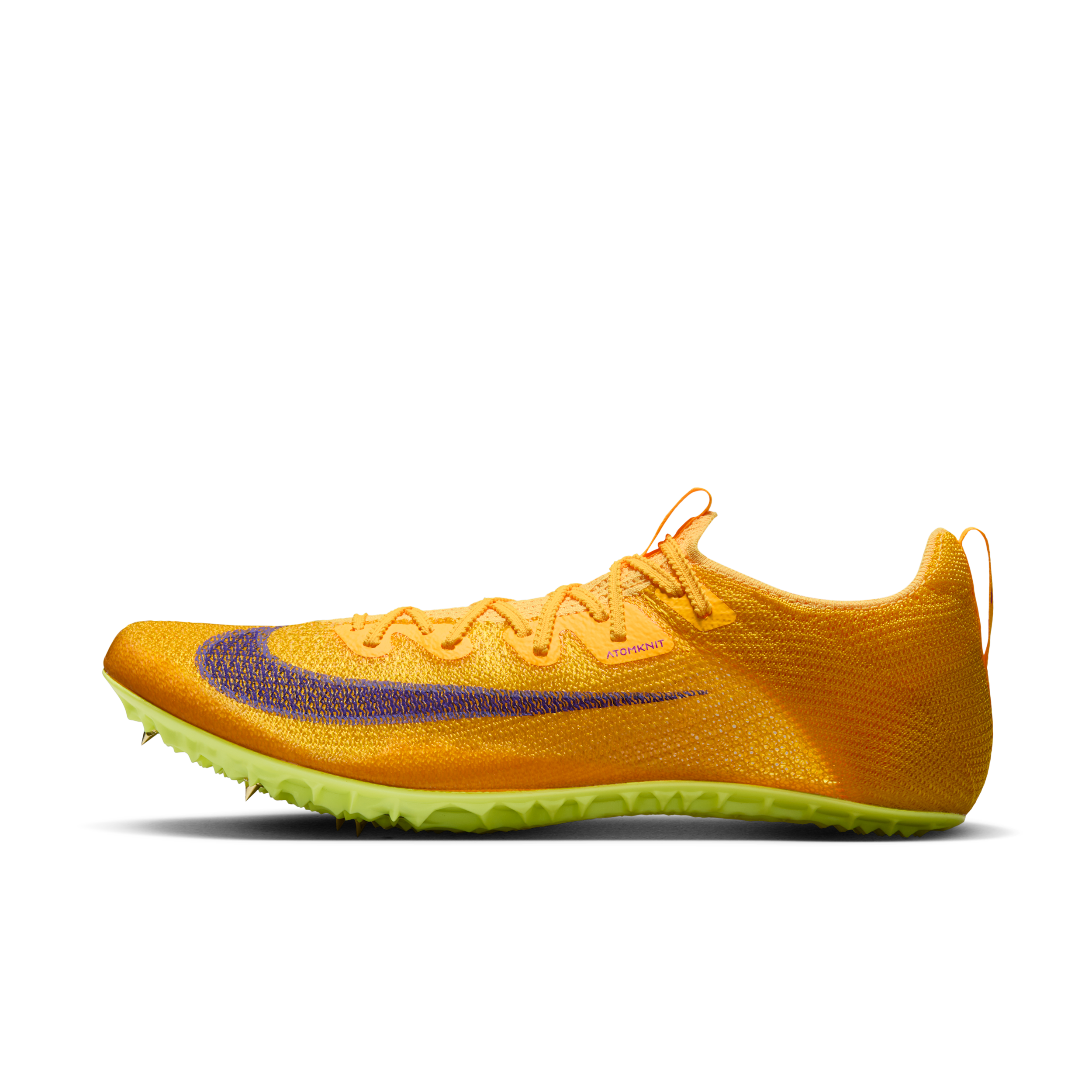 Nike Men's Zoom Superfly Elite 2 Track & Field Sprinting Spikes in Yellow | FZ9662-800