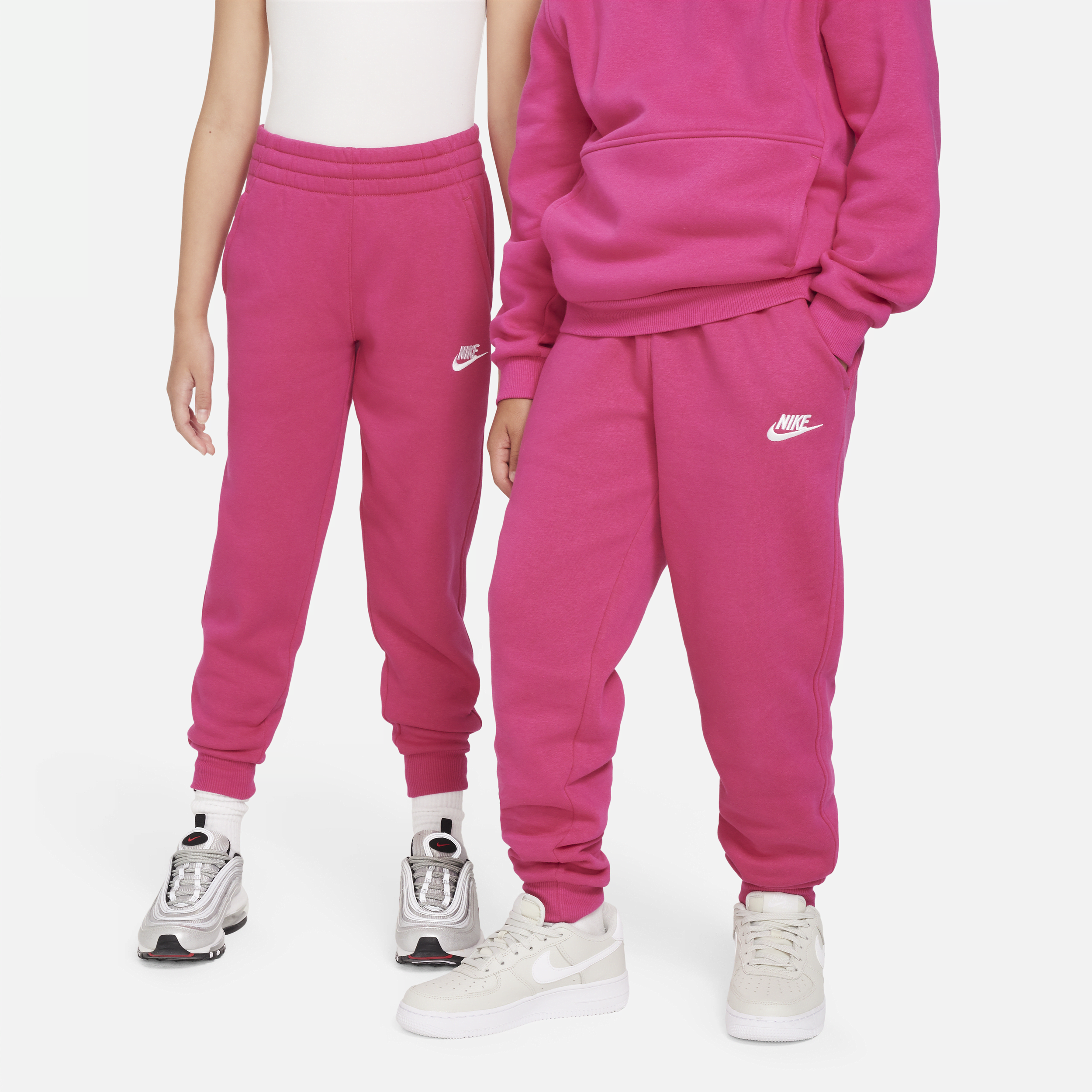 Nike Sportswear Club Fleece Big Kids' Jogger Pants In Pink