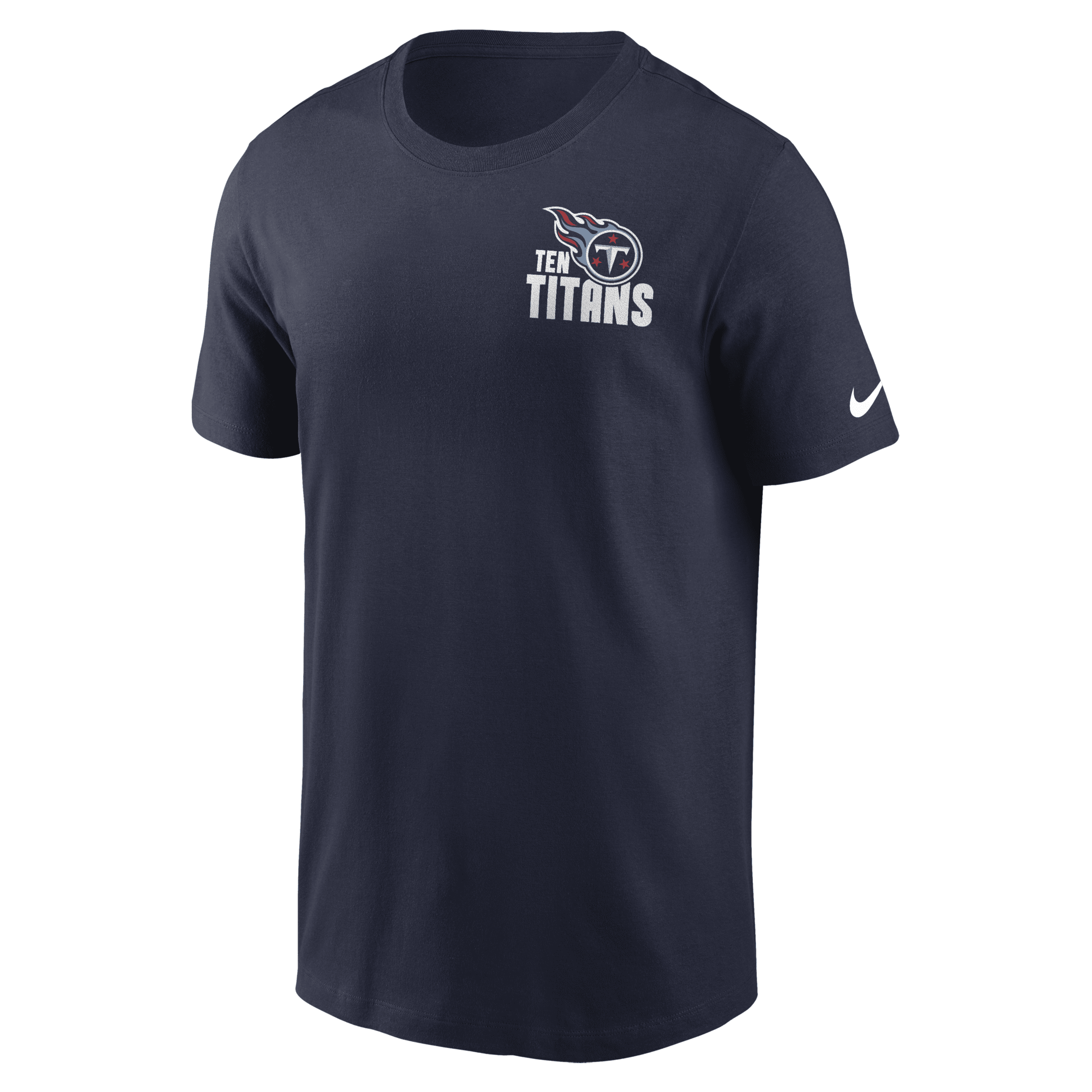 Nike Tennessee Titans Blitz Team Essential  Men's Nfl T-shirt In Blue