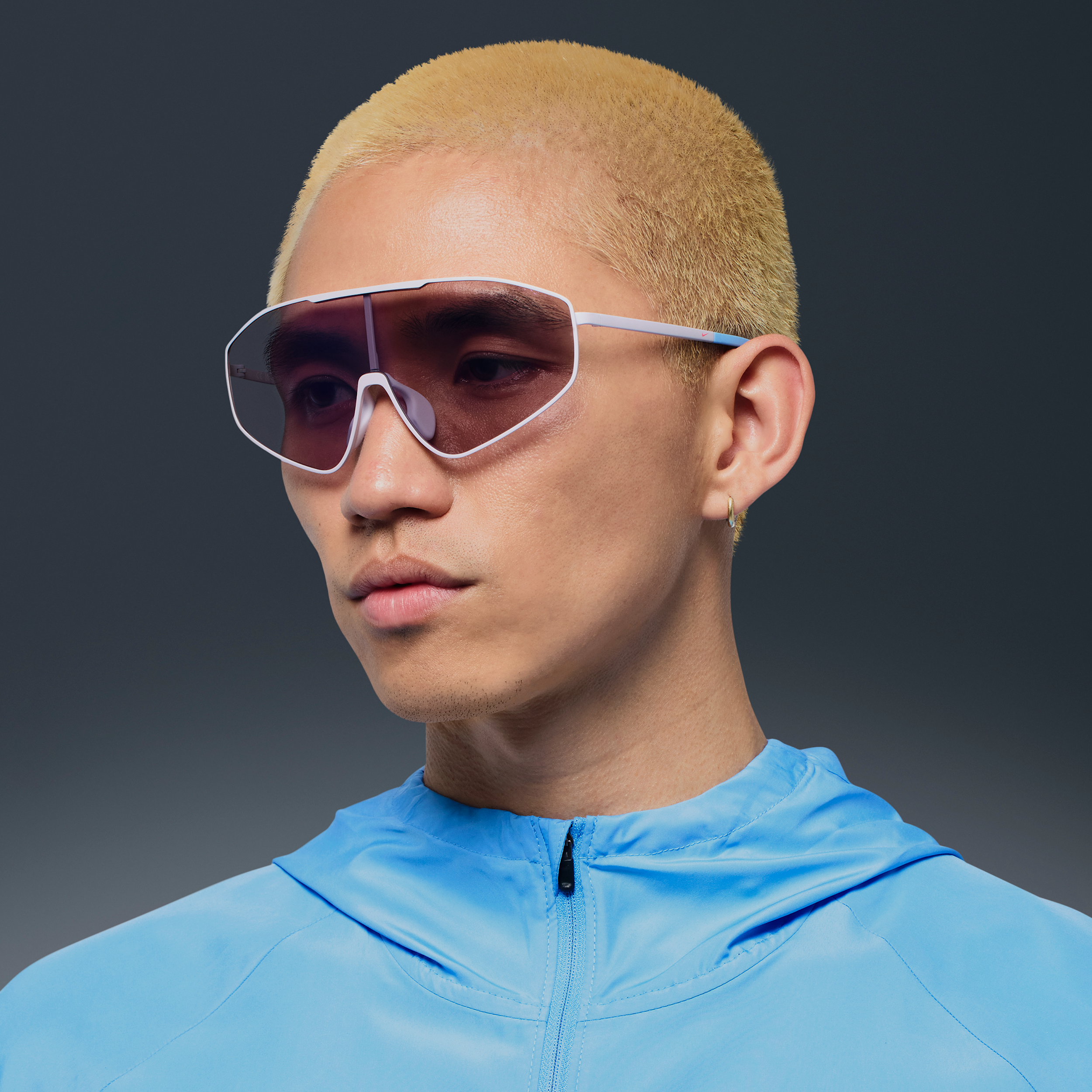 Nike Unisex Echo Shield 2 Sunglasses In Purple