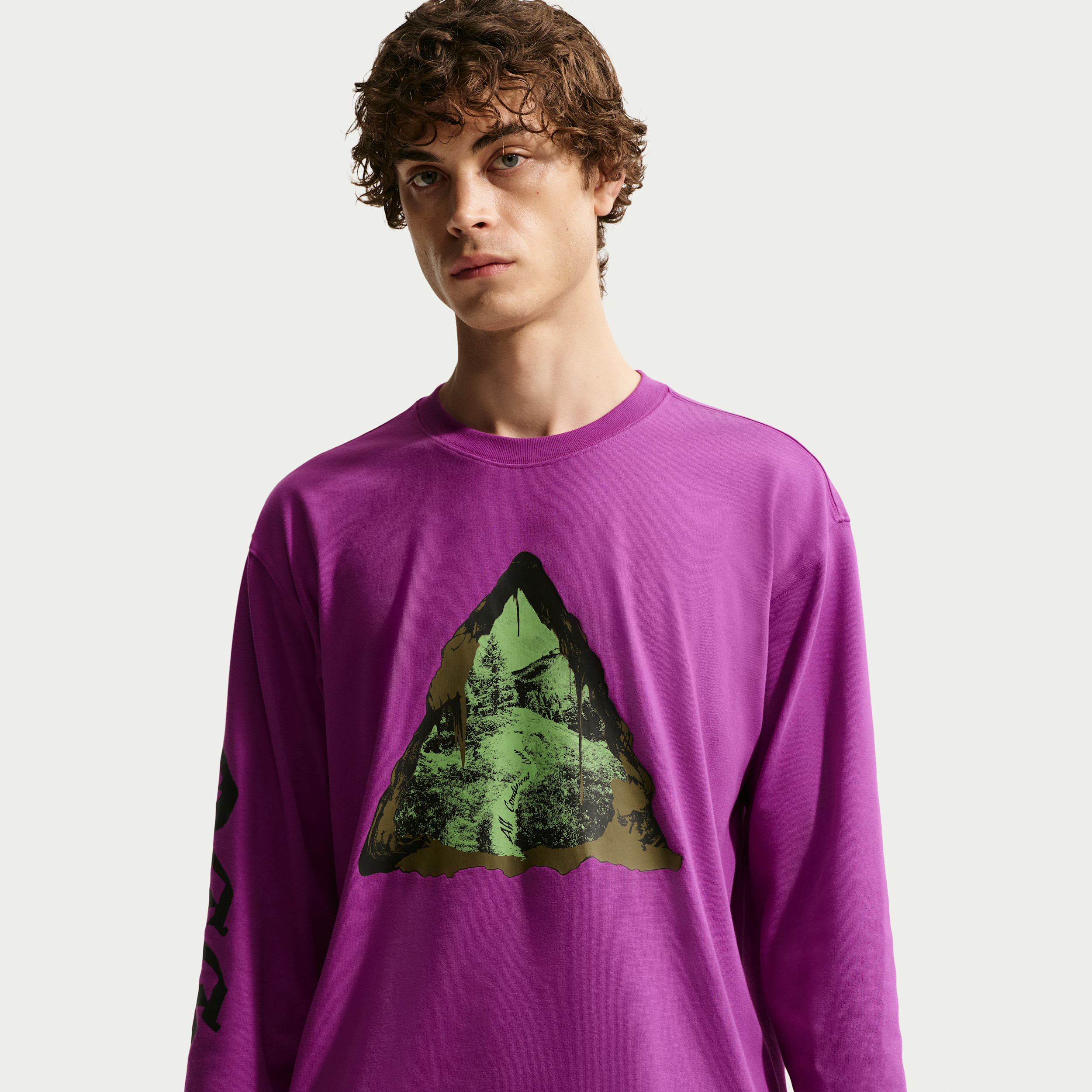 Men's Nike ACG Dri-FIT Long-Sleeve T-Shirt in Purple | IH1302-505