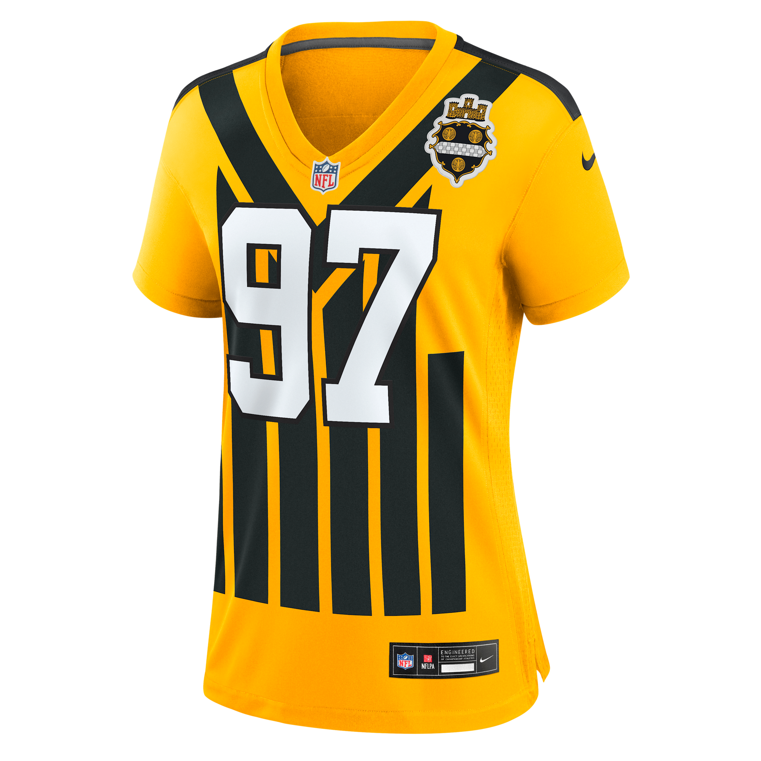Nike Cameron Heyward Gold Pittsburgh Steelers Alternate 1933 Throwback Game Jersey In Yellow