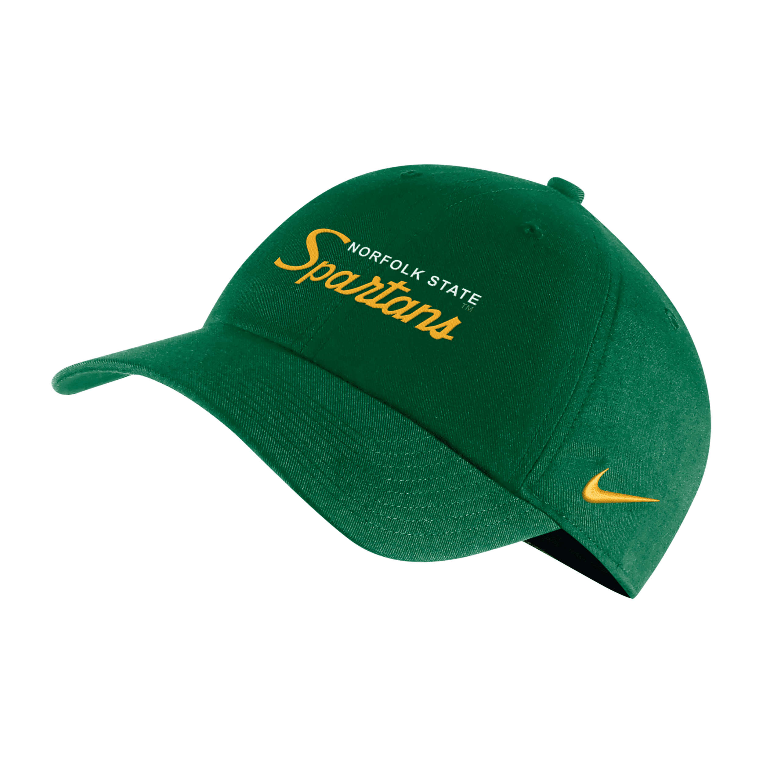 Nike Unisex College Campus 365 (norfolk State) Adjustable Hat In Green