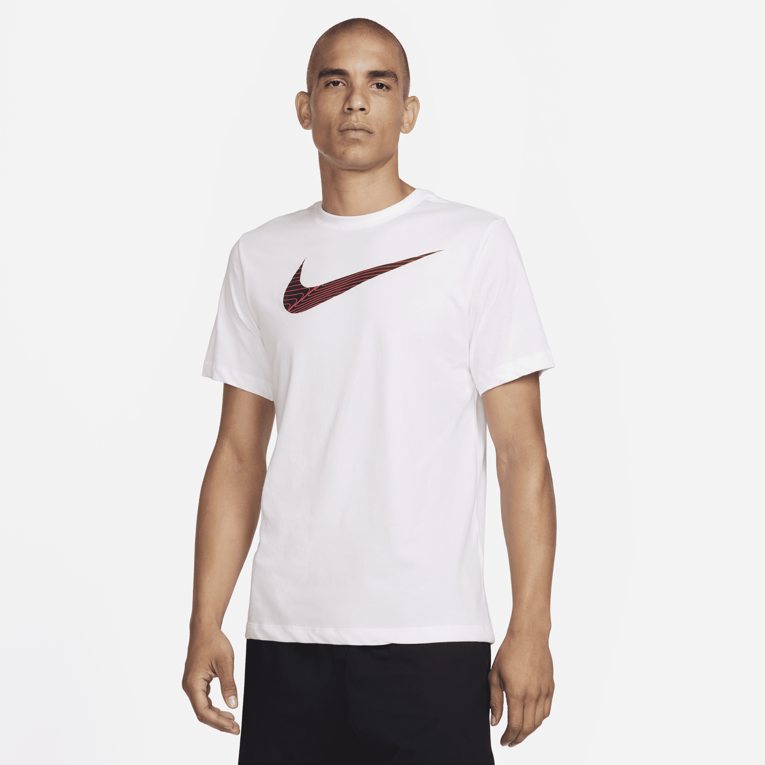 Nike Men's Dri-fit Fitness T-shirt In White