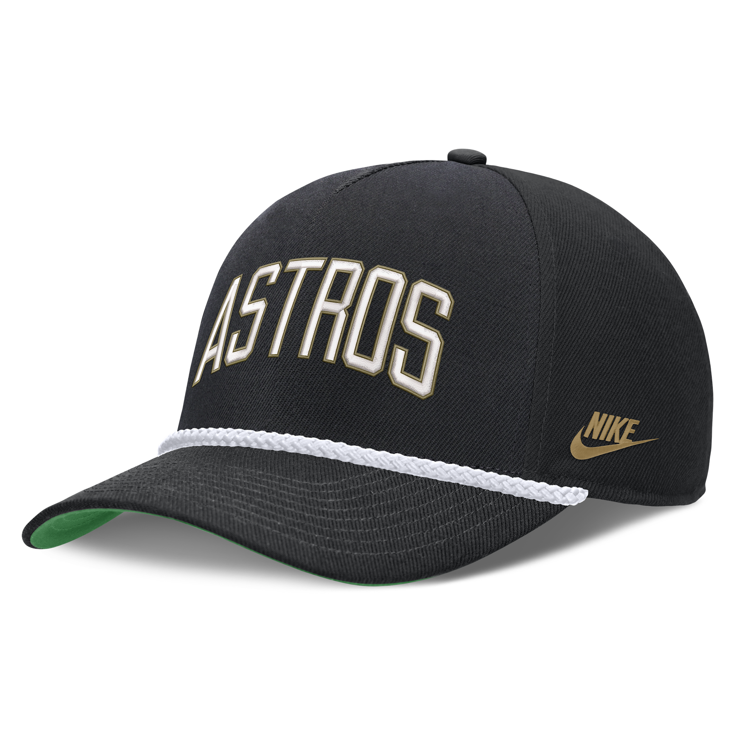 Houston Astros Rise Nike Men's MLB Adjustable Hat in Black | NB4508ZEH94-D8K