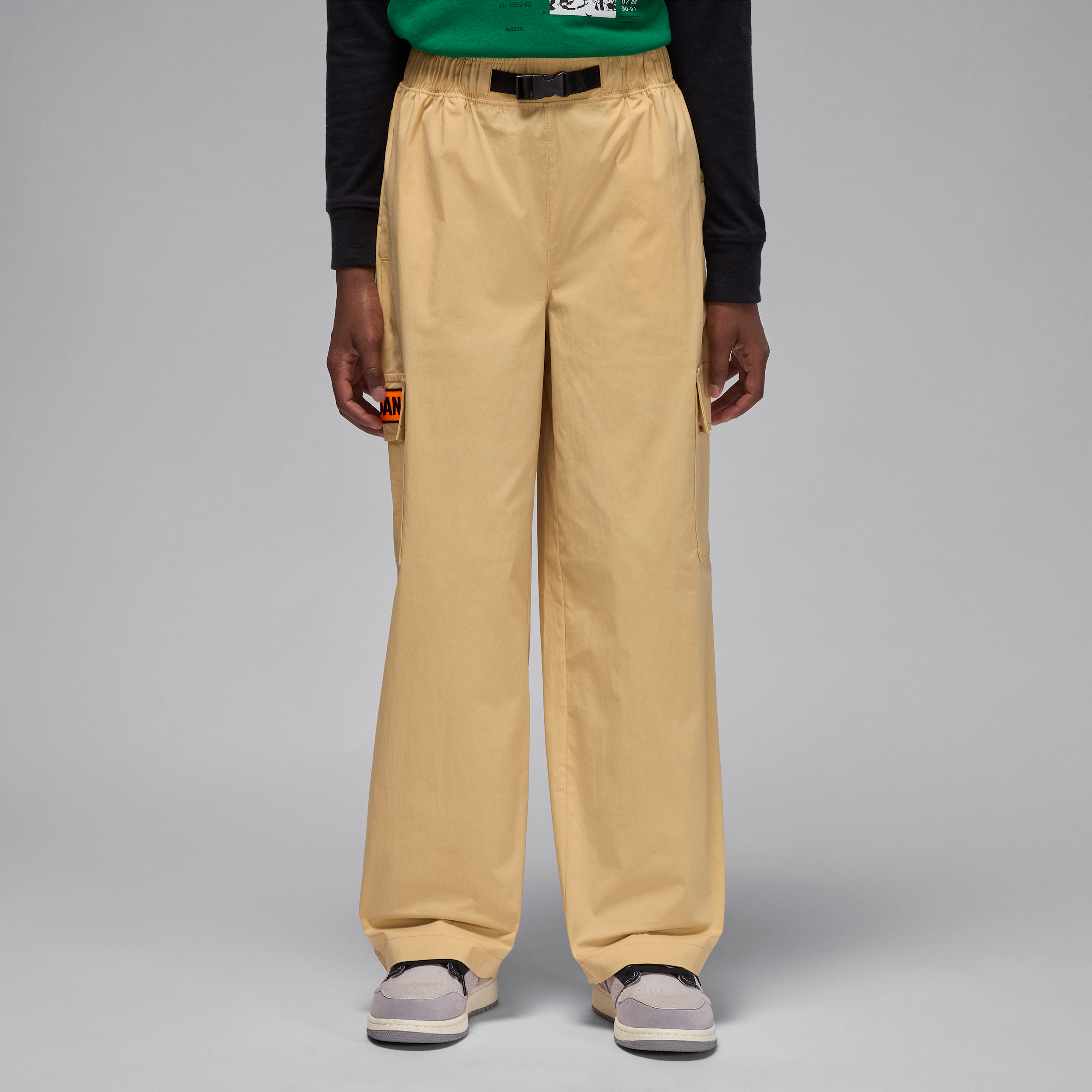 Jordan Big Kids' Deep Dish Woven Pants In Gray