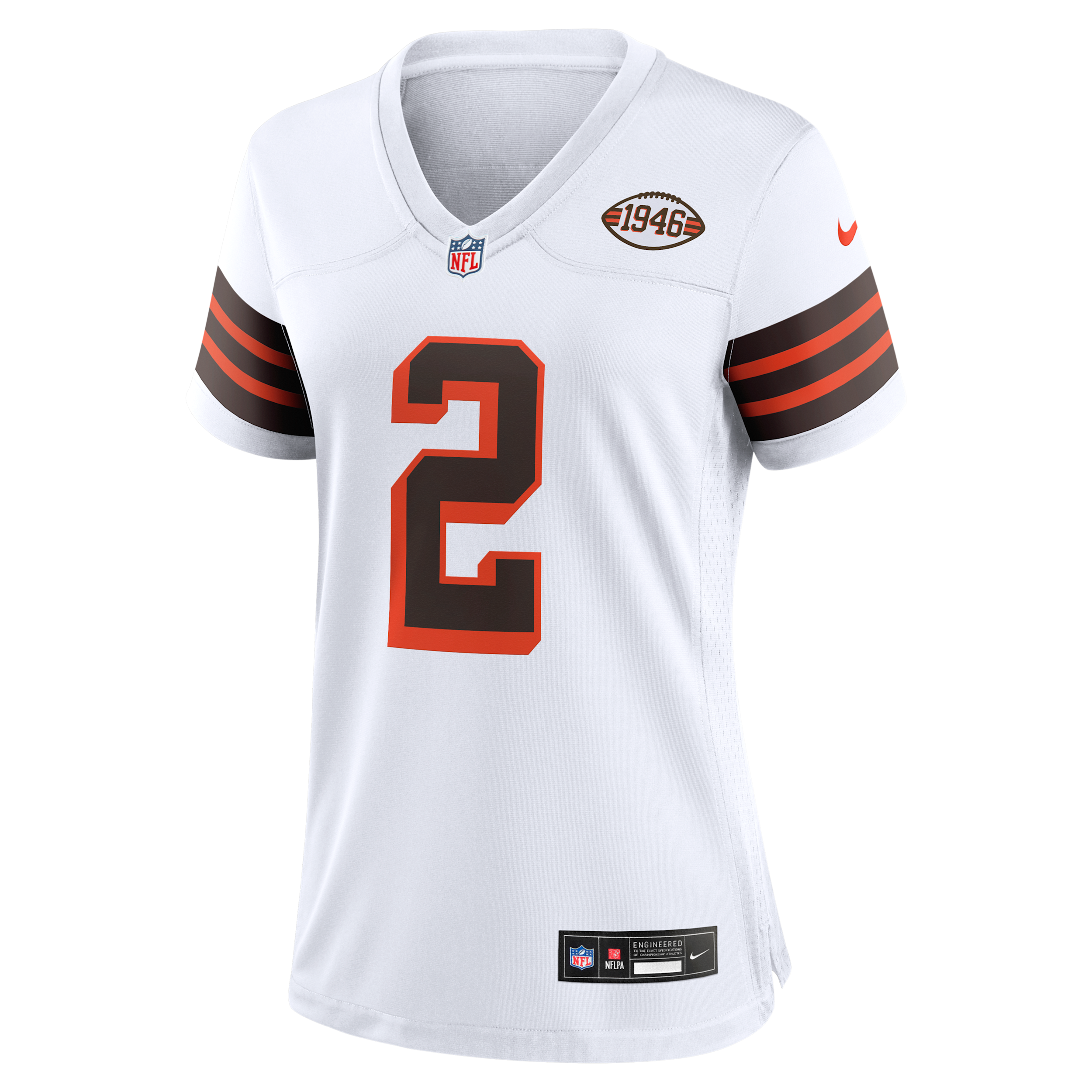 Shedeur Sanders Cleveland Browns Nike Women's NFL Game Jersey in White | 67NW0BAX9IF-FGG