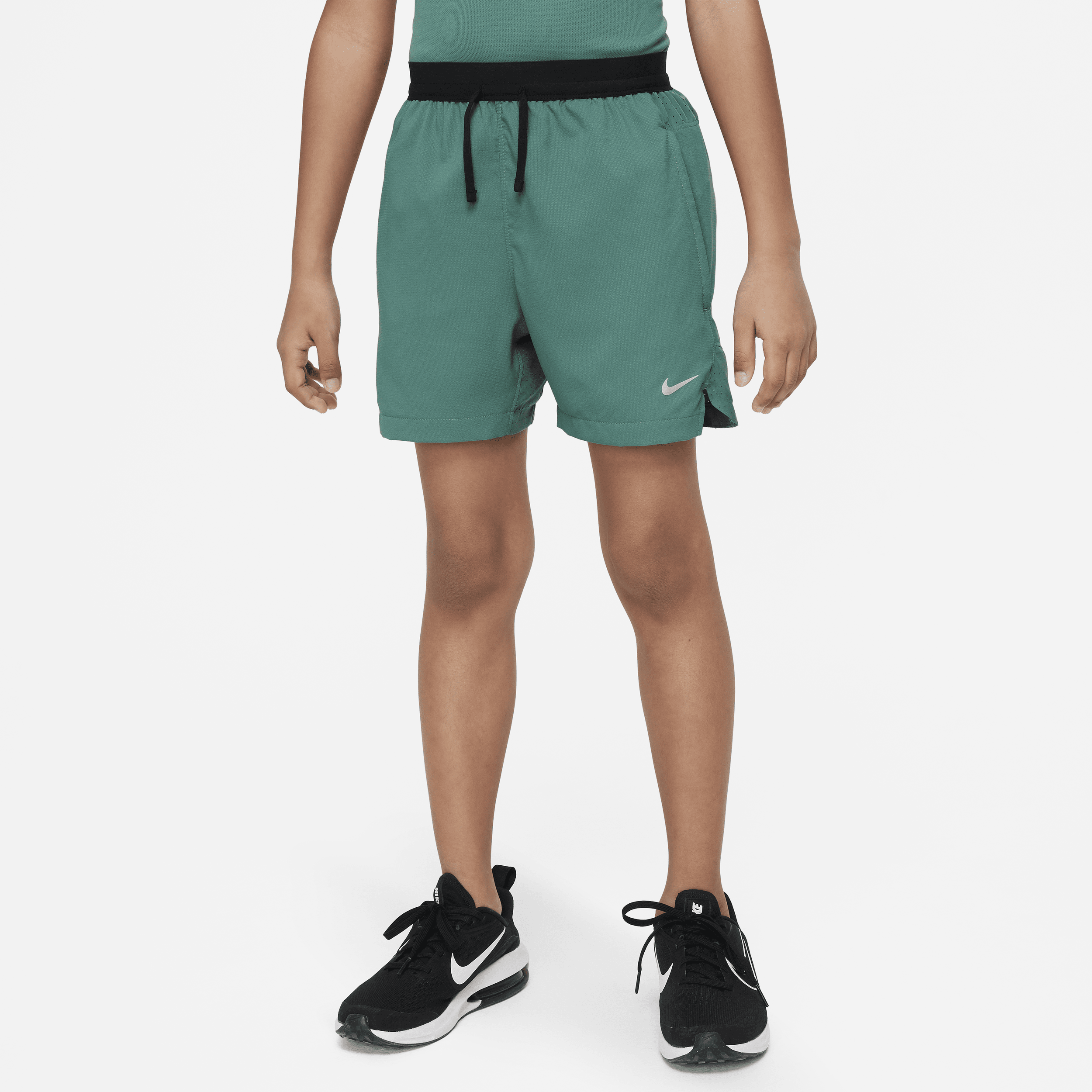 Shop Nike Multi Tech Easyon Big Kids' (boys') Dri-fit Training Shorts In Green
