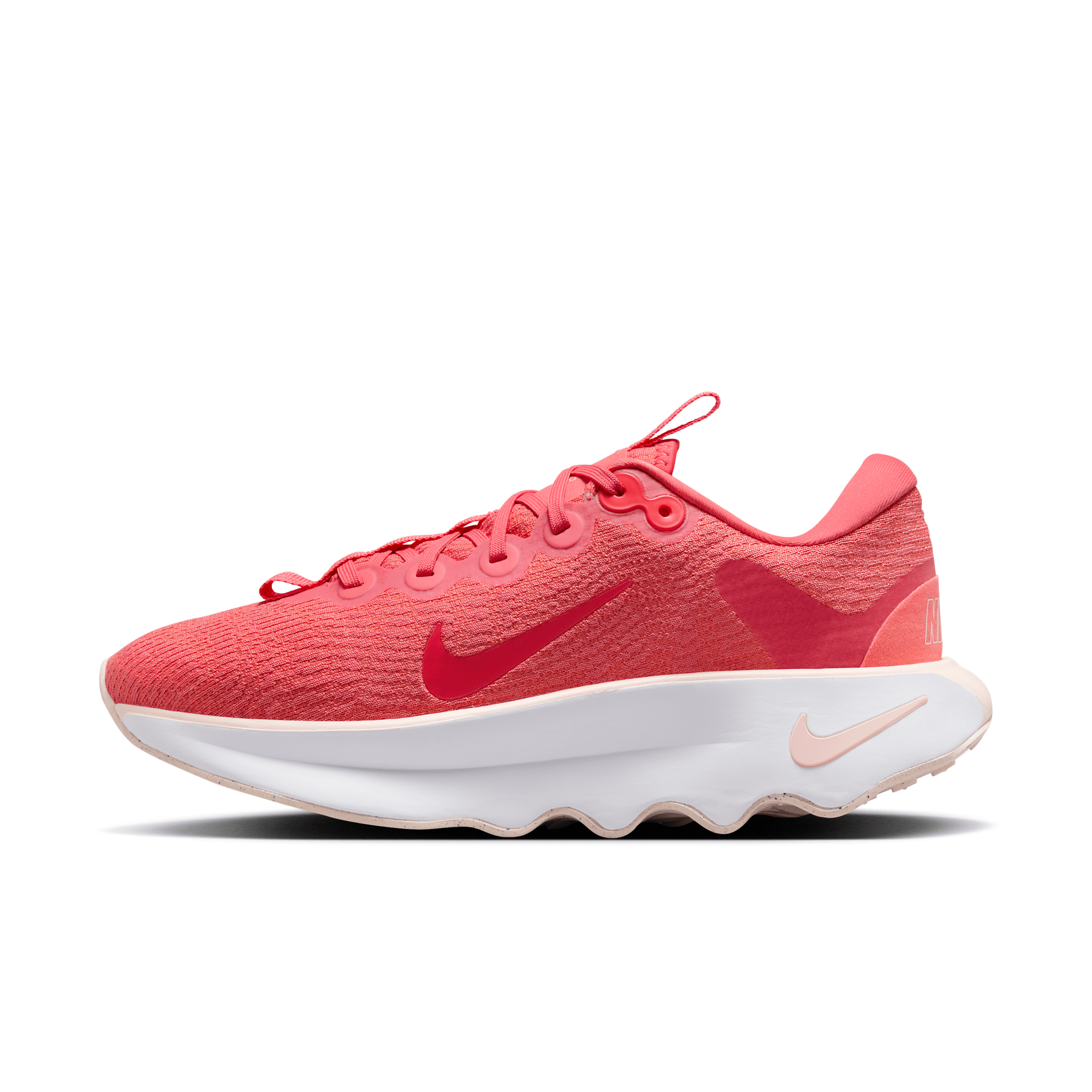 Nike Motiva Road Runner Walking Shoe In Red