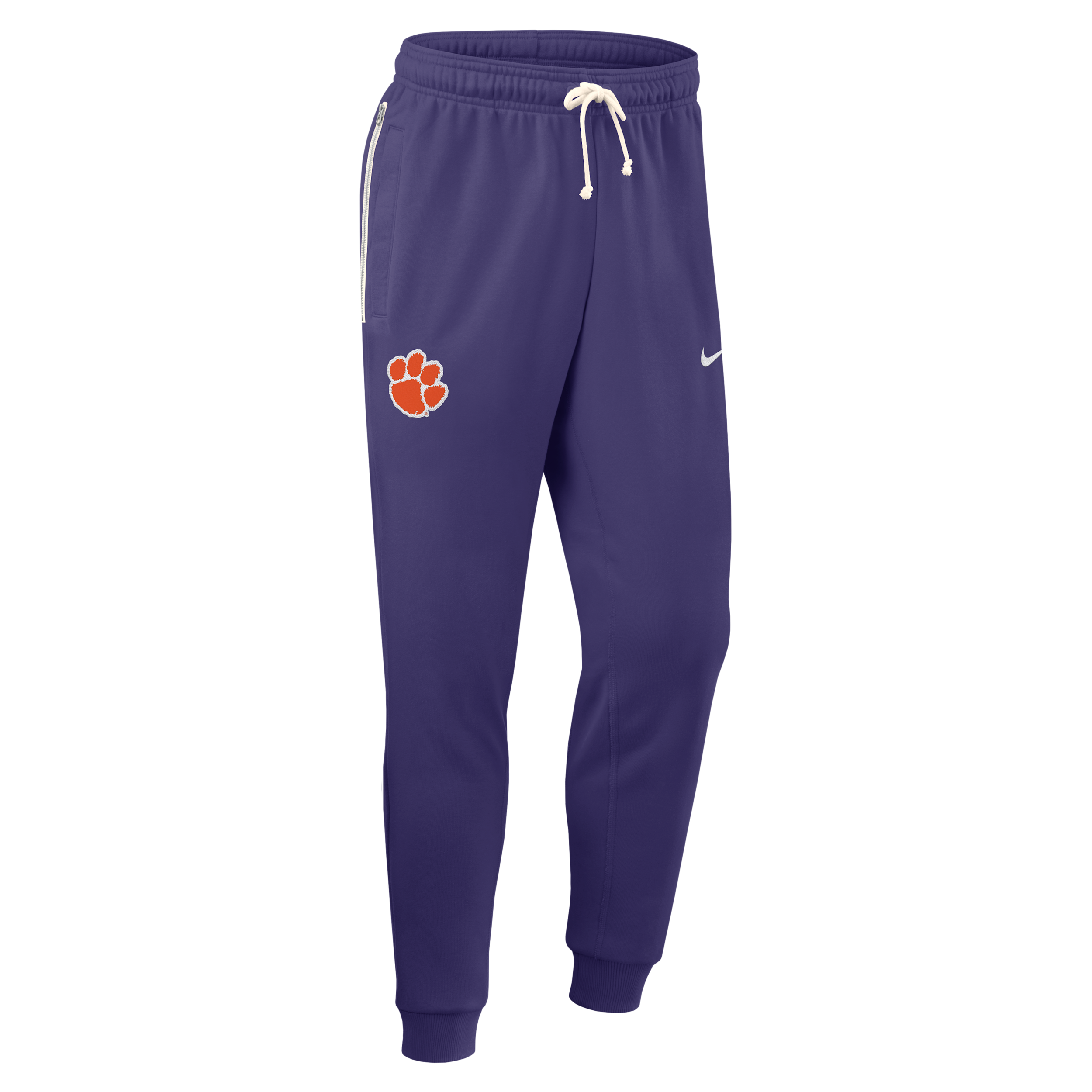 Clemson Sideline Nike Men's Dri-FIT College Taper Pants in Purple | 03B052MCLN-TLY