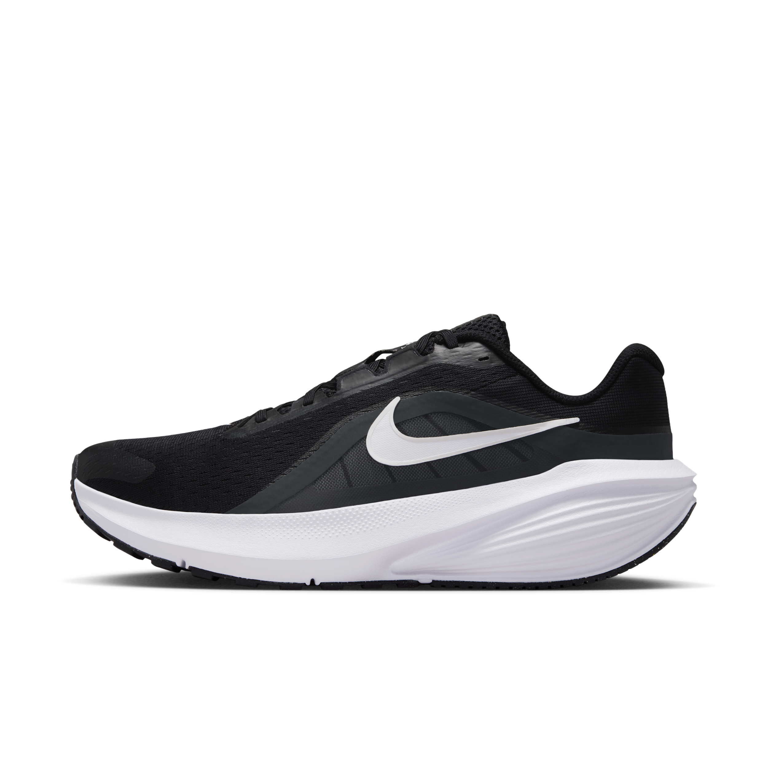 Nike Men's Downshifter 14 Running Shoes, Size 7, Black/White-Anthracite-Wolf Grey