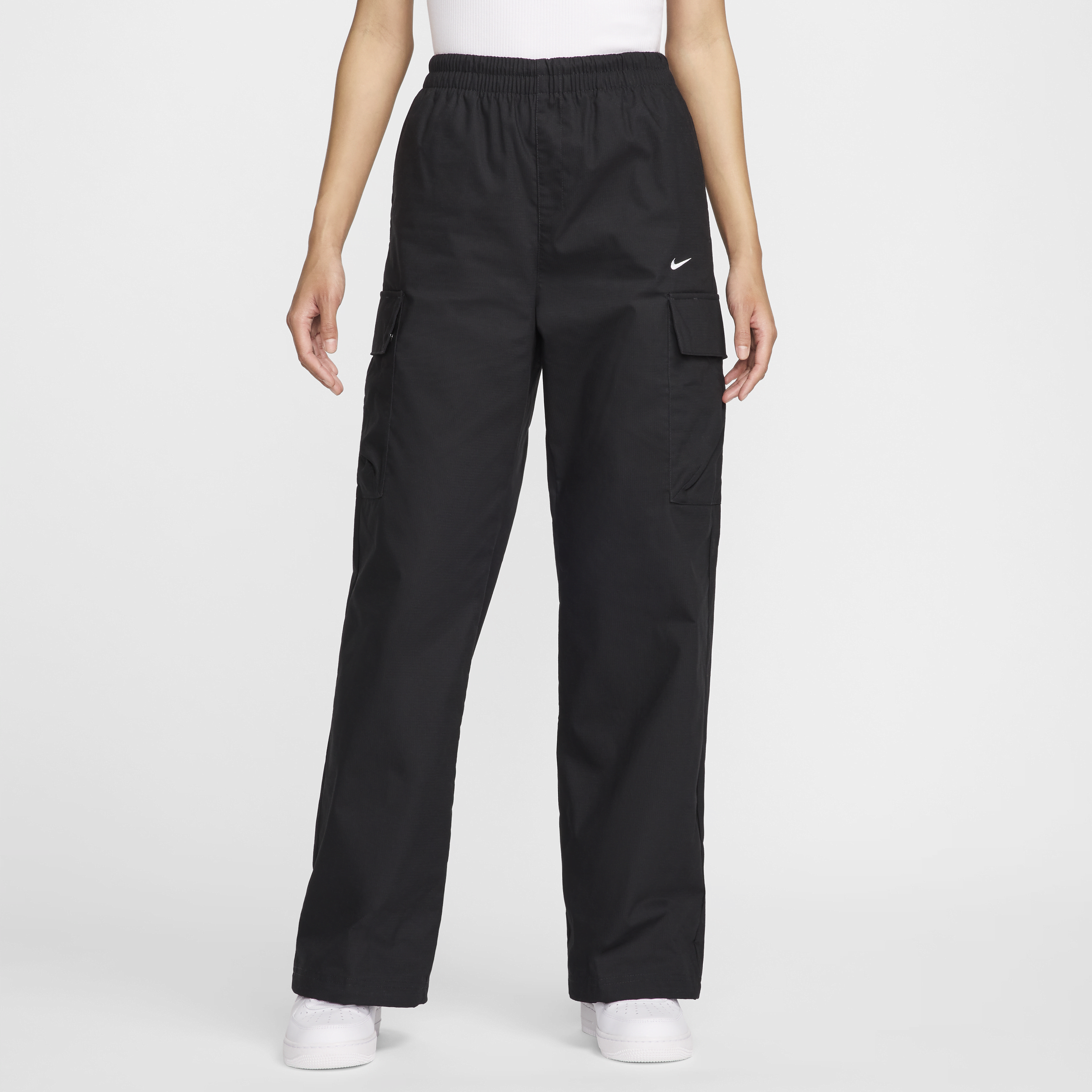 Nike Sportswear Woven Cargo Pants In Black