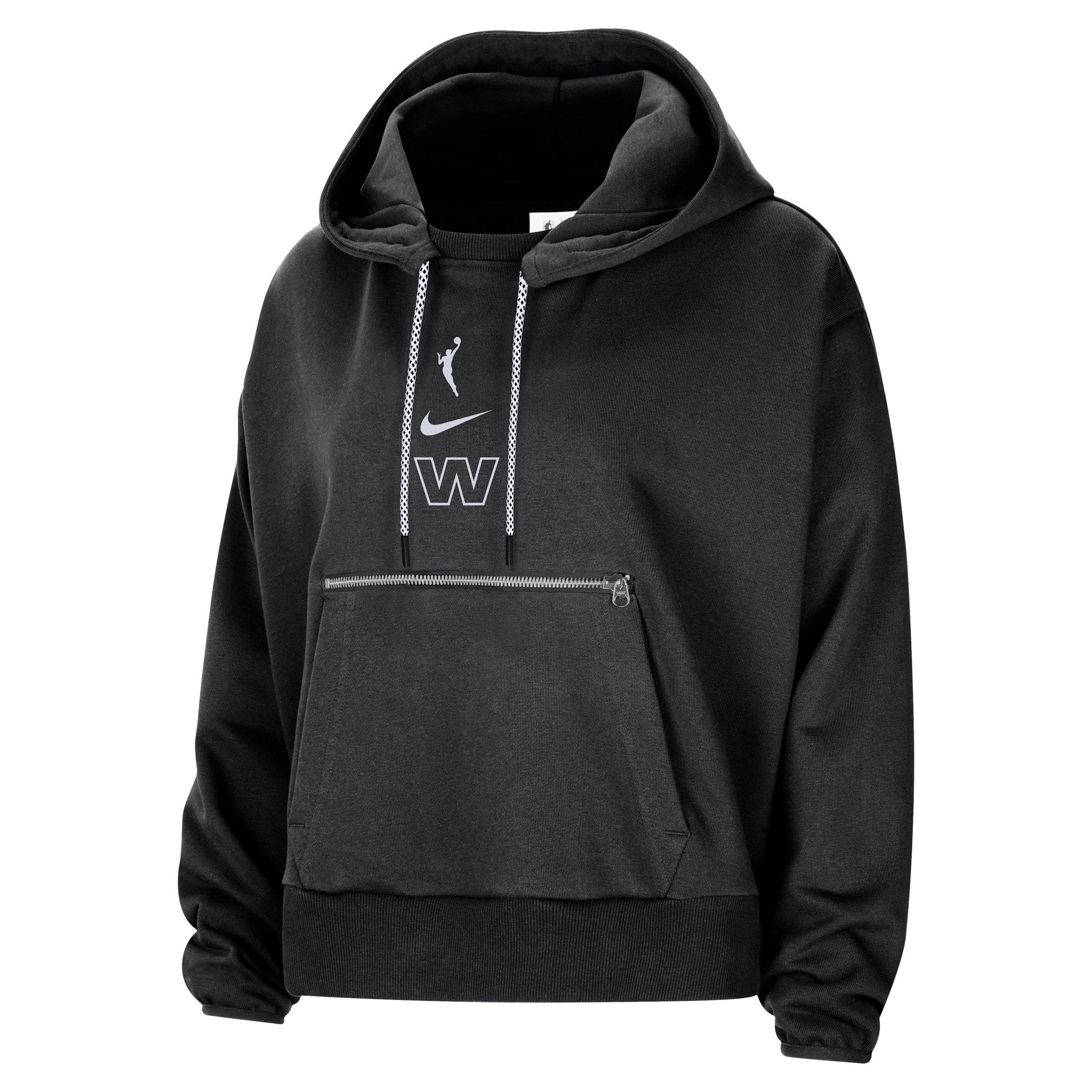 Nike Team 13 Essential Women's Dri-fit Wnba Pullover Hoodie In Black
