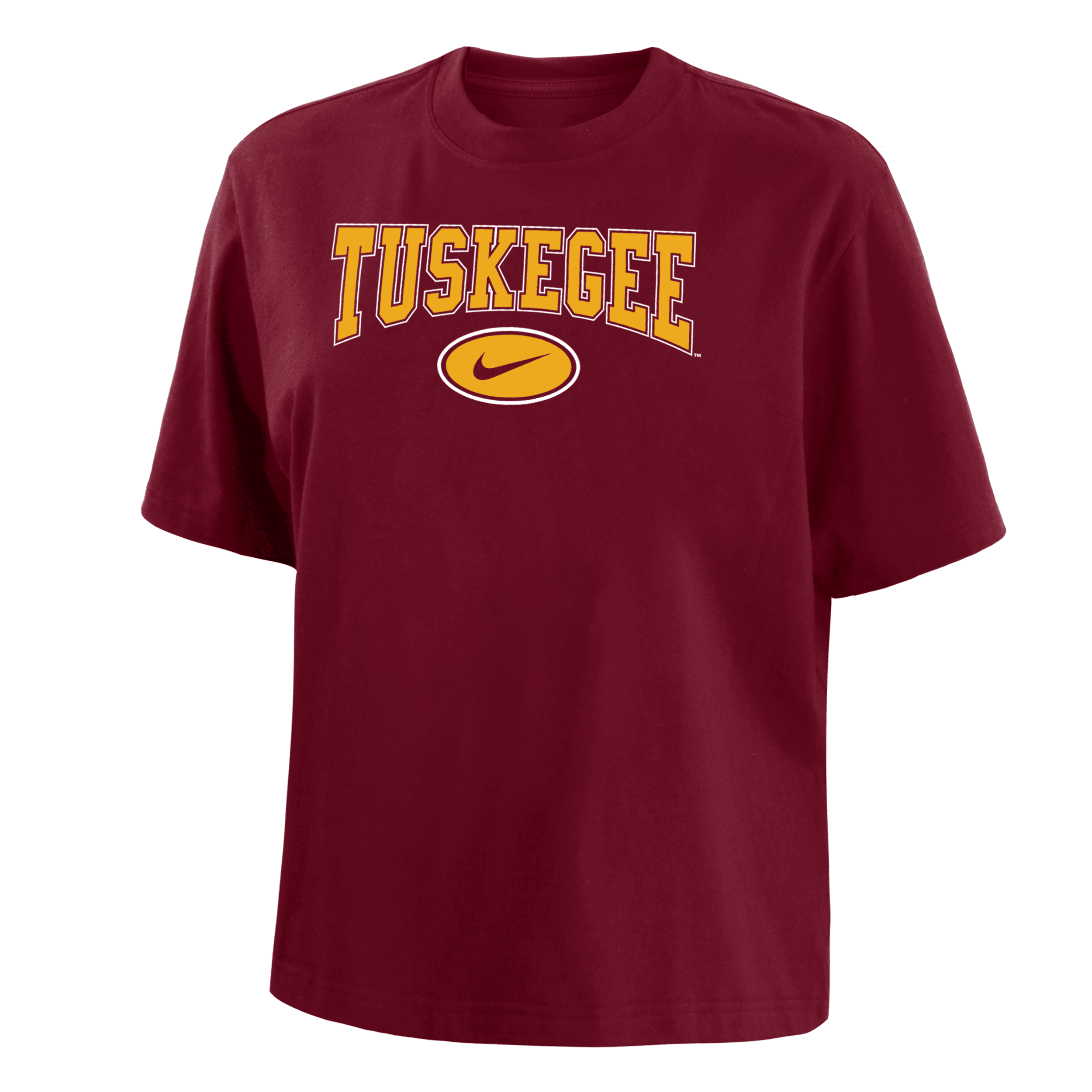 Nike Tuskegee  Women's College Boxy T-shirt In Red