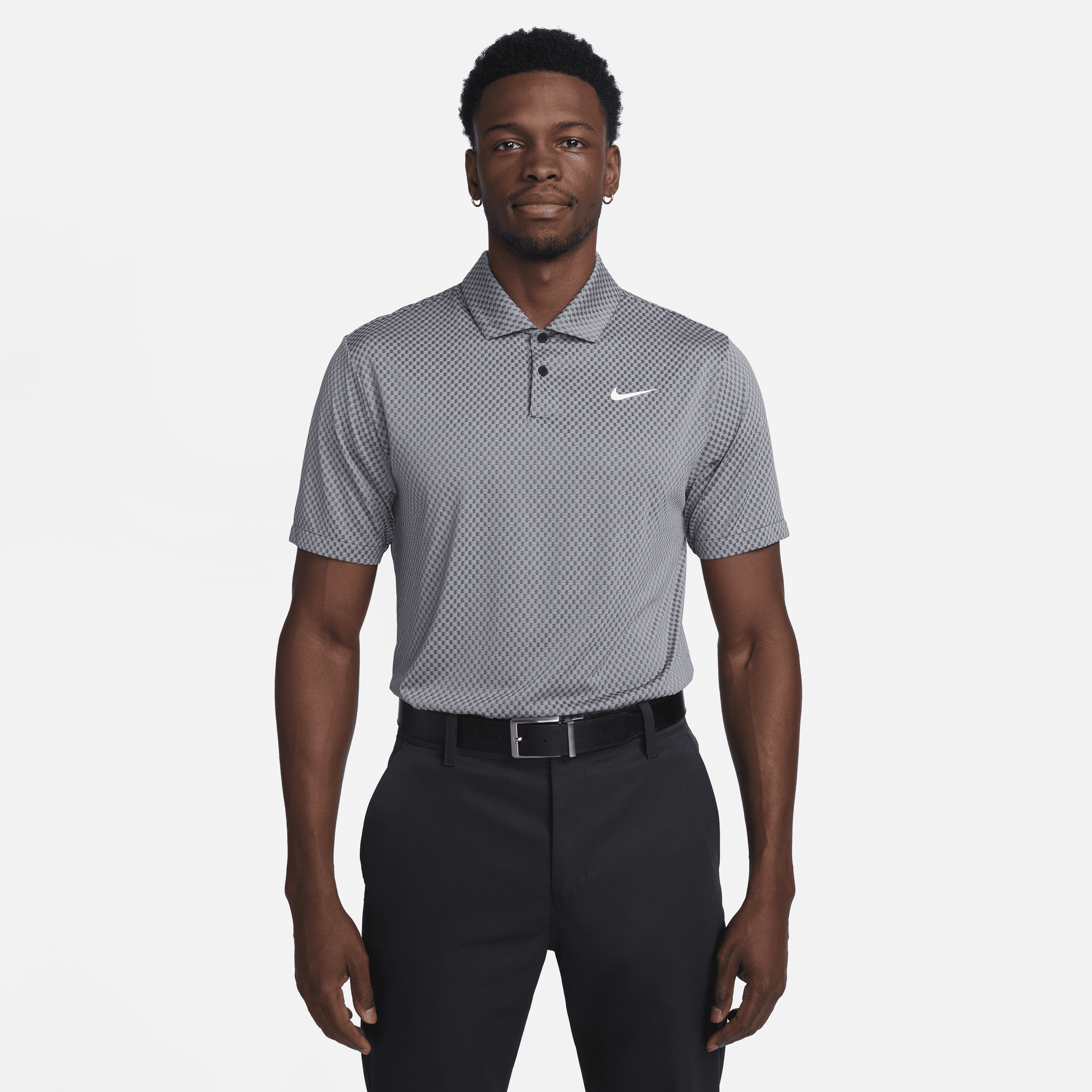 Shop Nike Men's Tour Dri-fit Golf Polo In Black