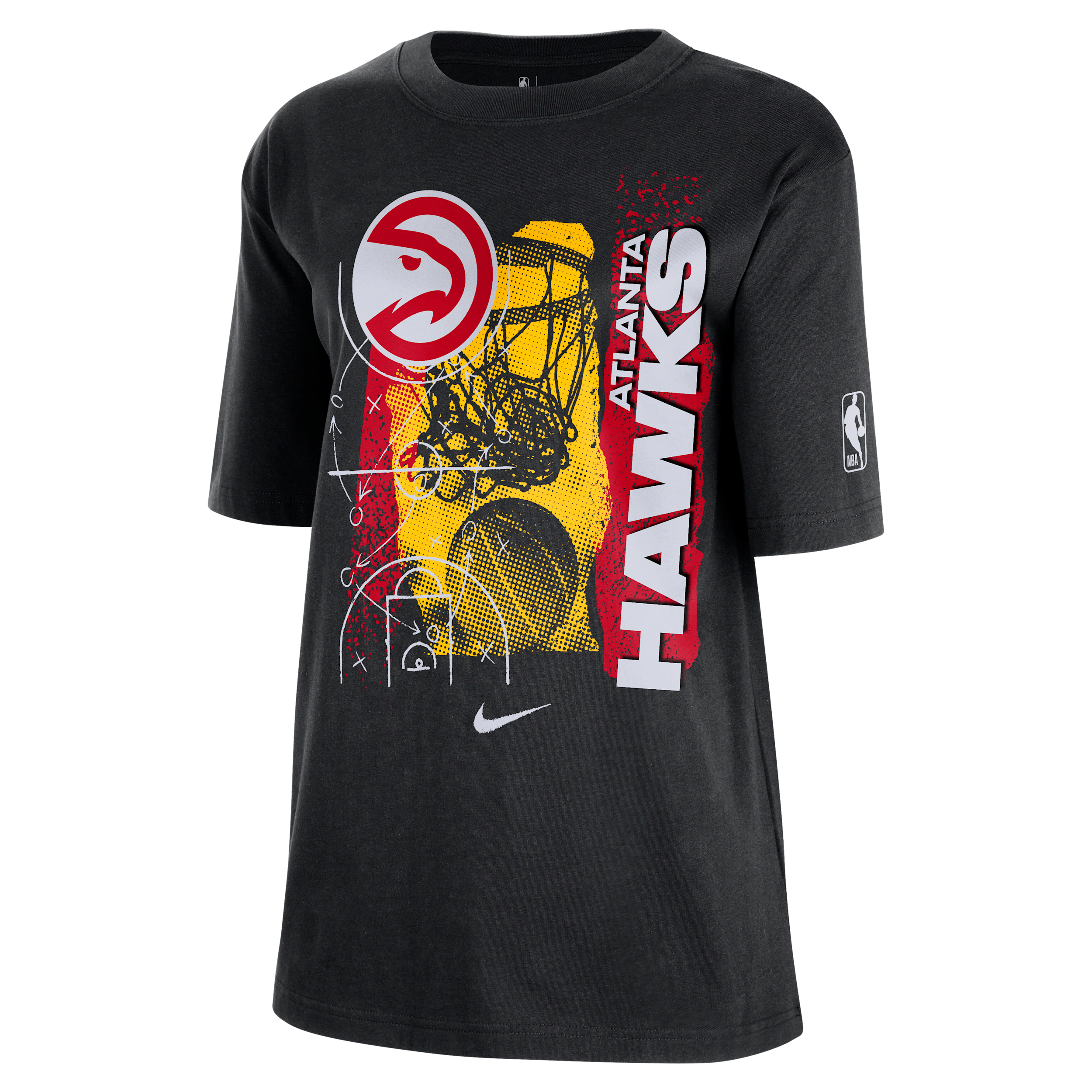 NIKE ATLANTA HAWKS COURTSIDE  WOMEN'S NBA T-SHIRT