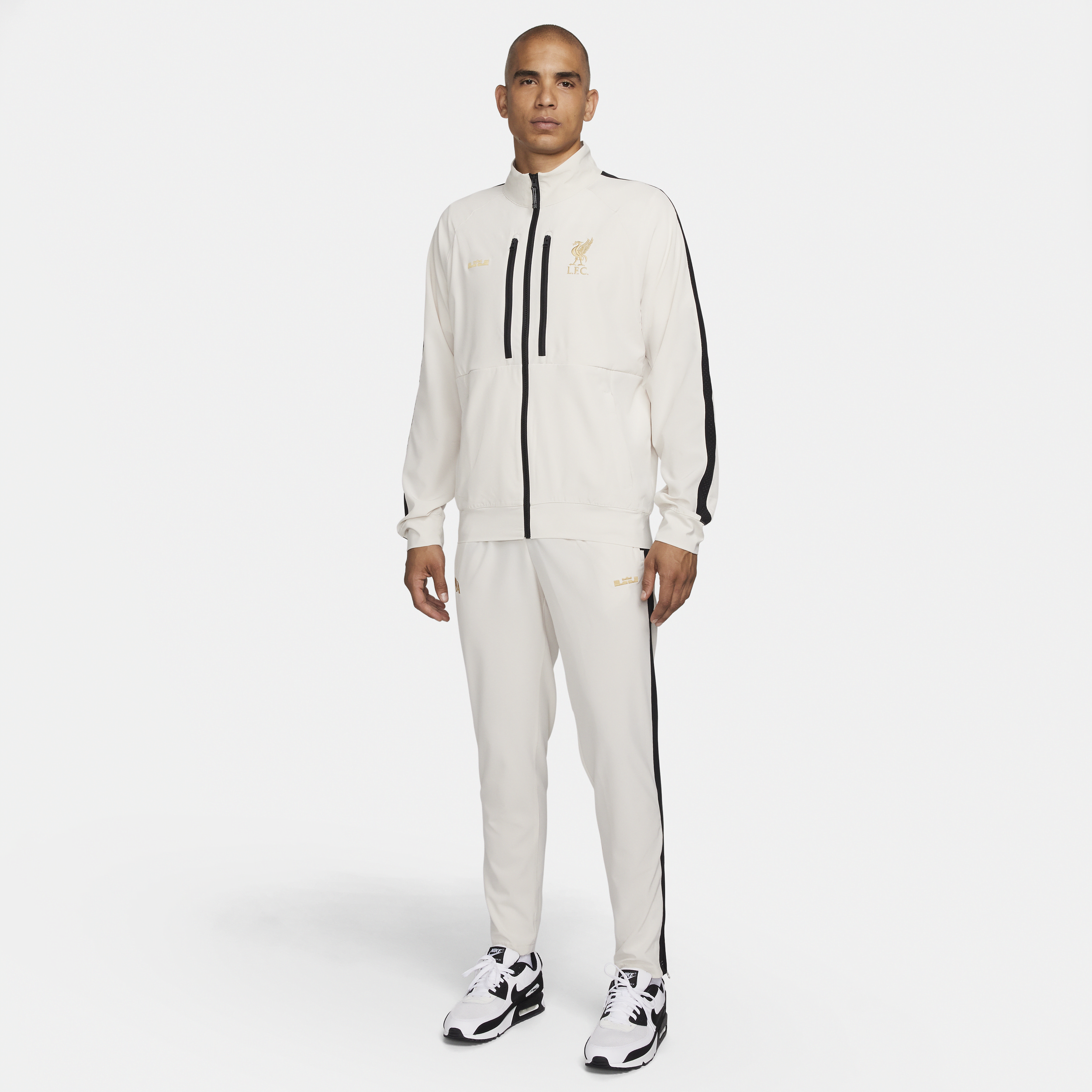 NIKE MEN'S LEBRON X LIVERPOOL FC DRI-FIT BASKETBALL TRACKSUIT 1014173584
