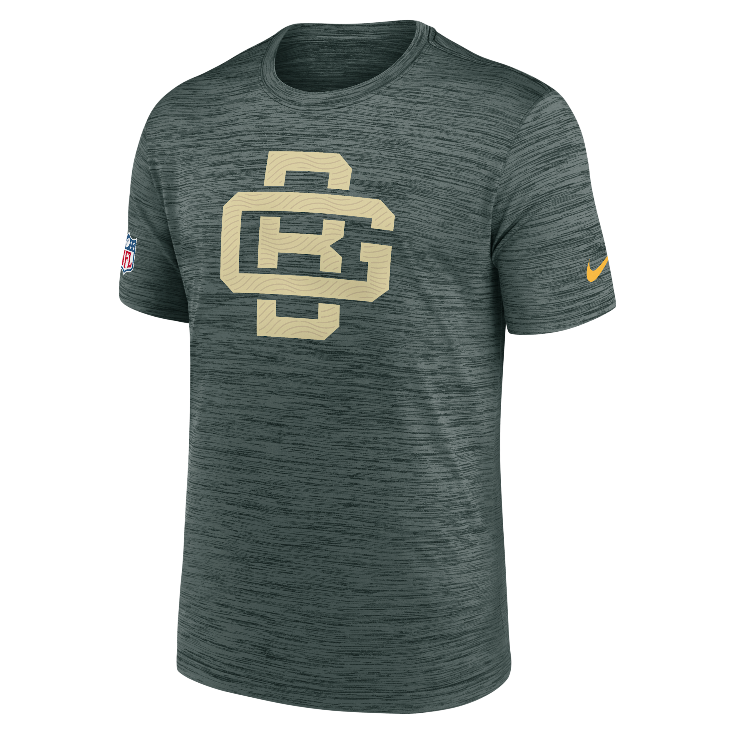 Green Bay Packers Rivalries Collection Sideline Velocity Nike Men's Dri-FIT NFL T-Shirt in Green | 02ER33X7T-B3C