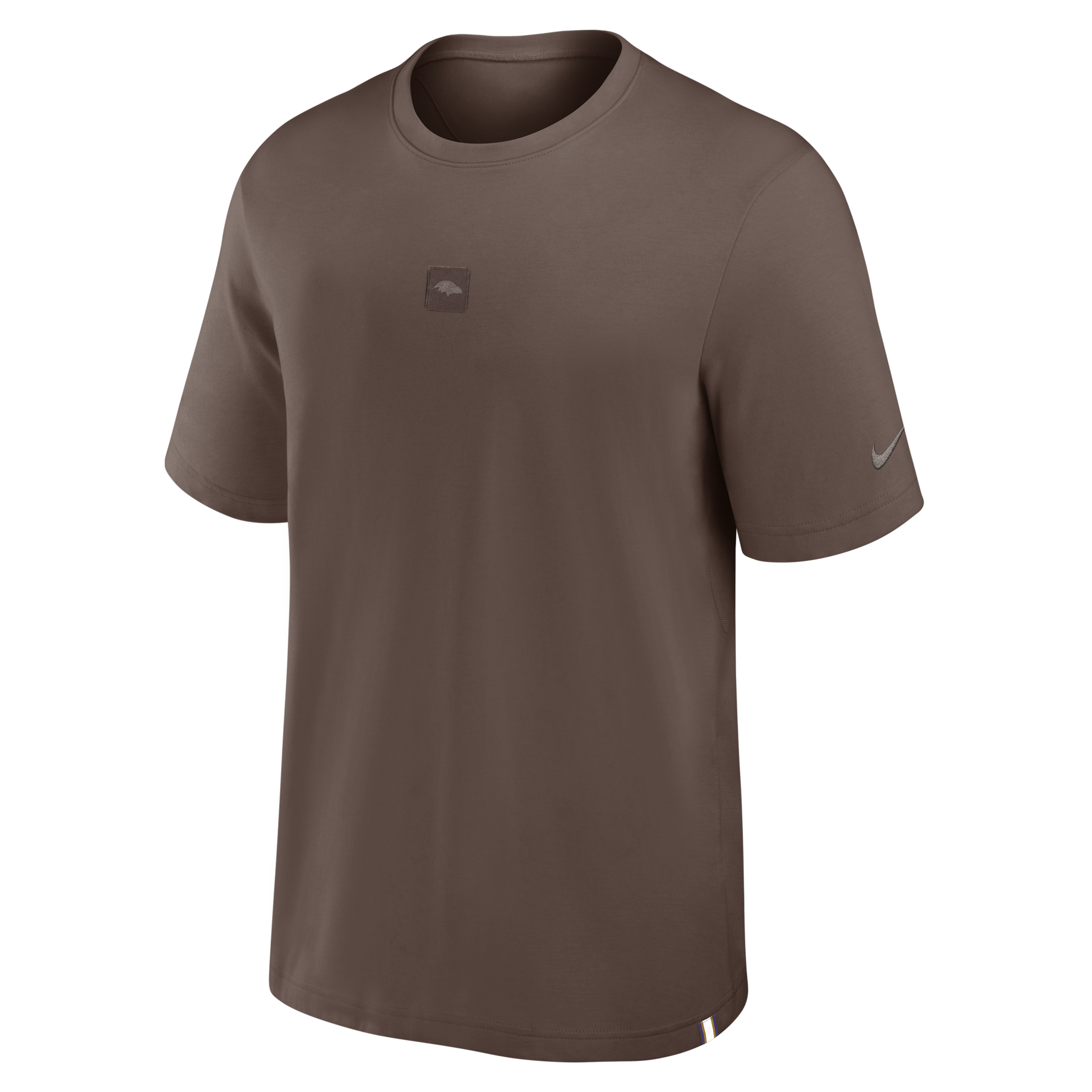 Baltimore Ravens Primary Nike Men's Dri-FIT NFL T-Shirt in Brown | 02OZ00Z38G-PGL